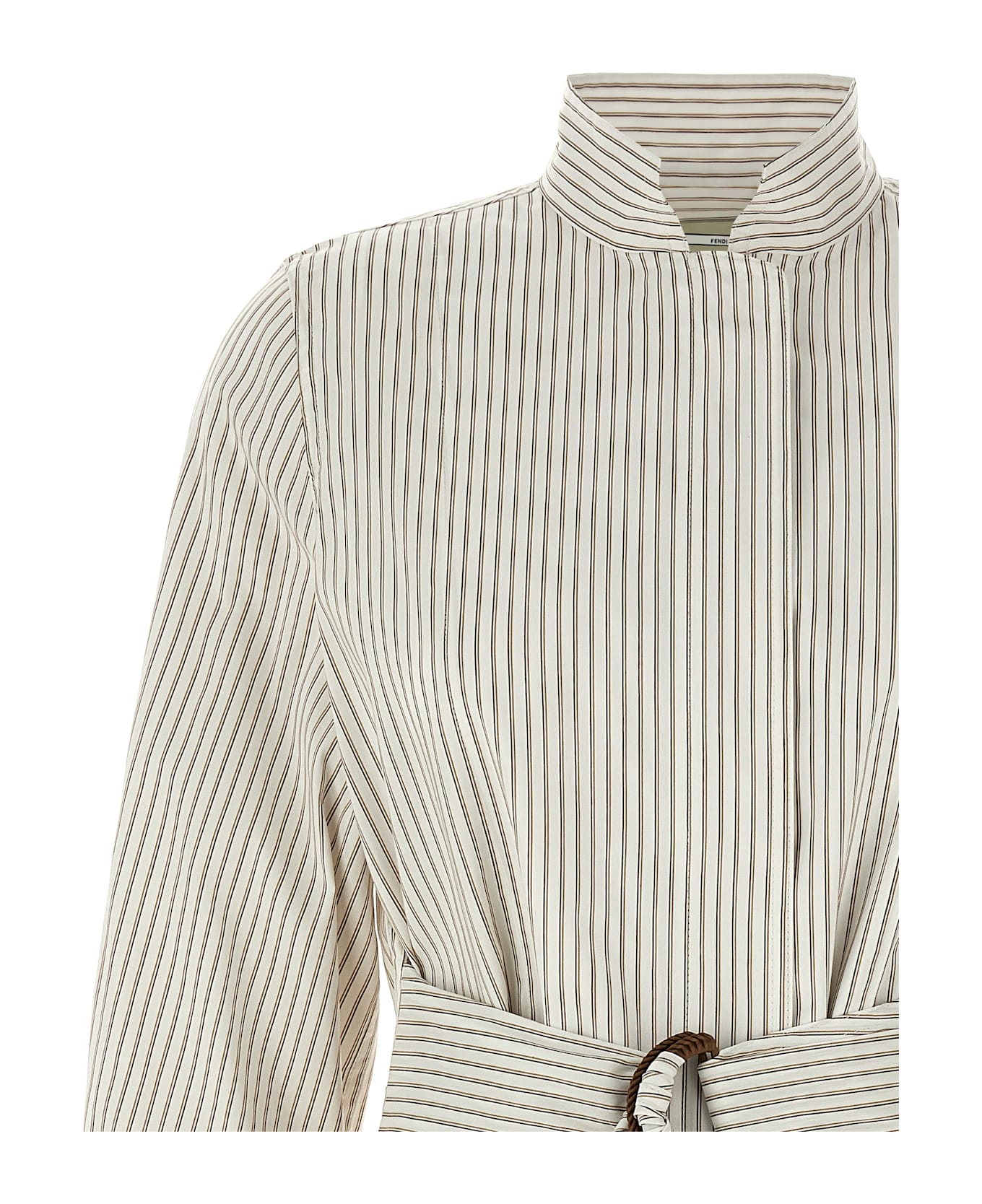 FENDI フェンディ Striped blouson コットン シルク ブルゾン Fendi Striped Blouson | italist