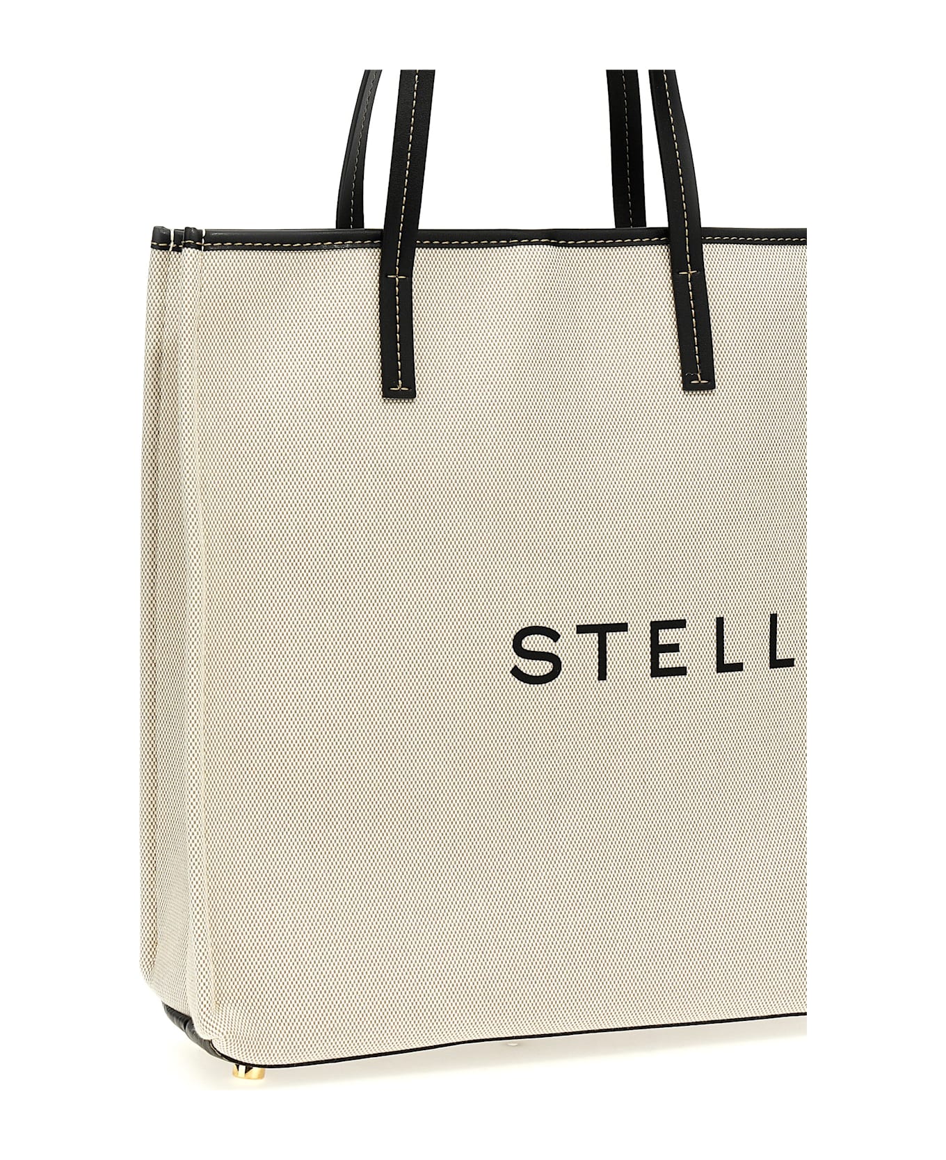 Stella McCartney Logo Shopping Bag - Beige