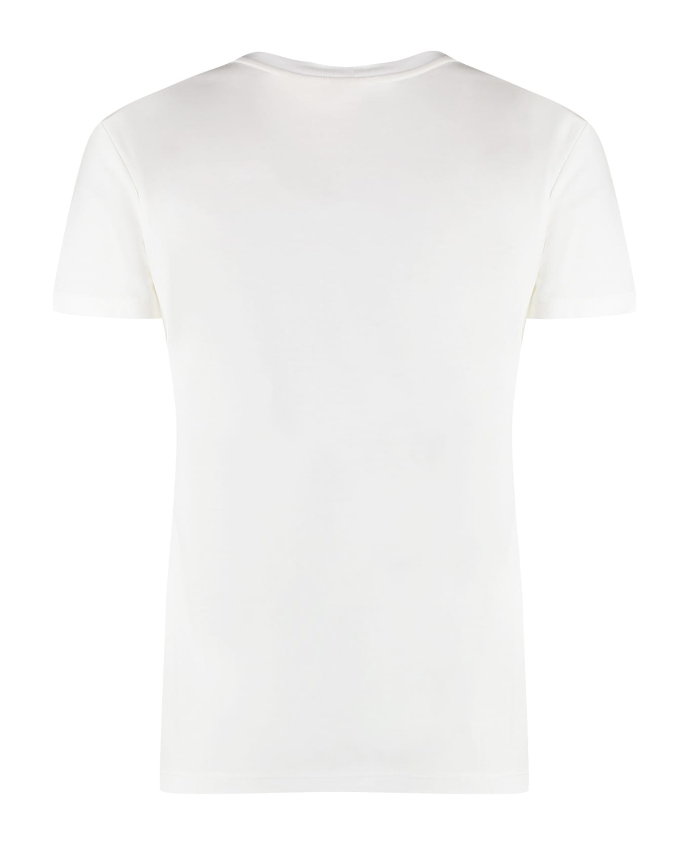 Max Mara Elmo Cotton Crew-neck T-shirt - White
