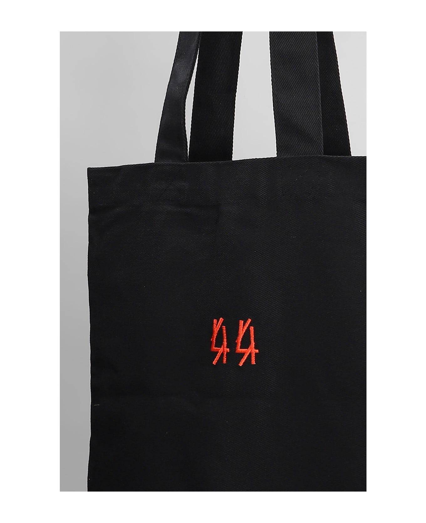 44 Label Group Tote In Black Cotton - black