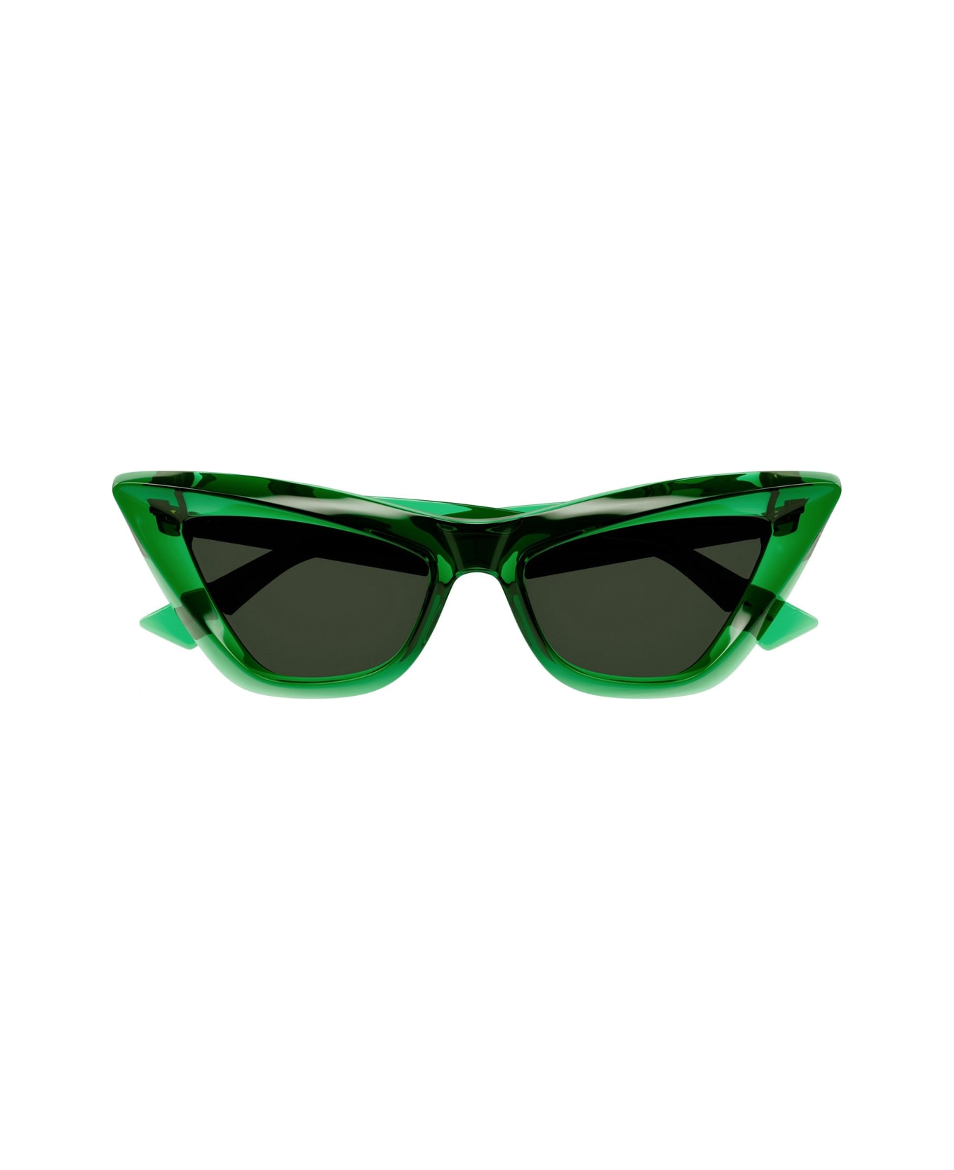 Bottega Veneta Eyewear Bv1101s Linea Minimalist 010 Sunglasses - Verde