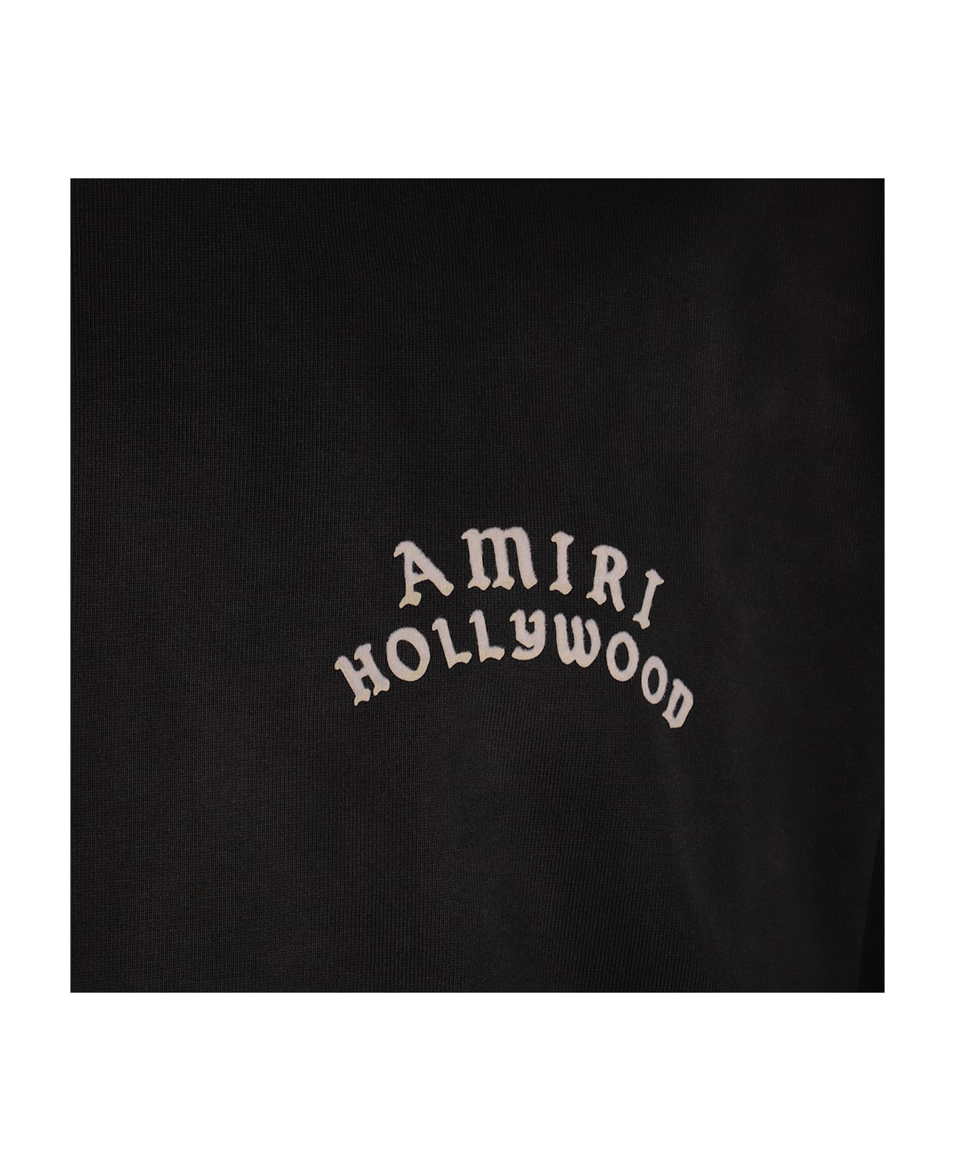 AMIRI Black Cotton T-shirt