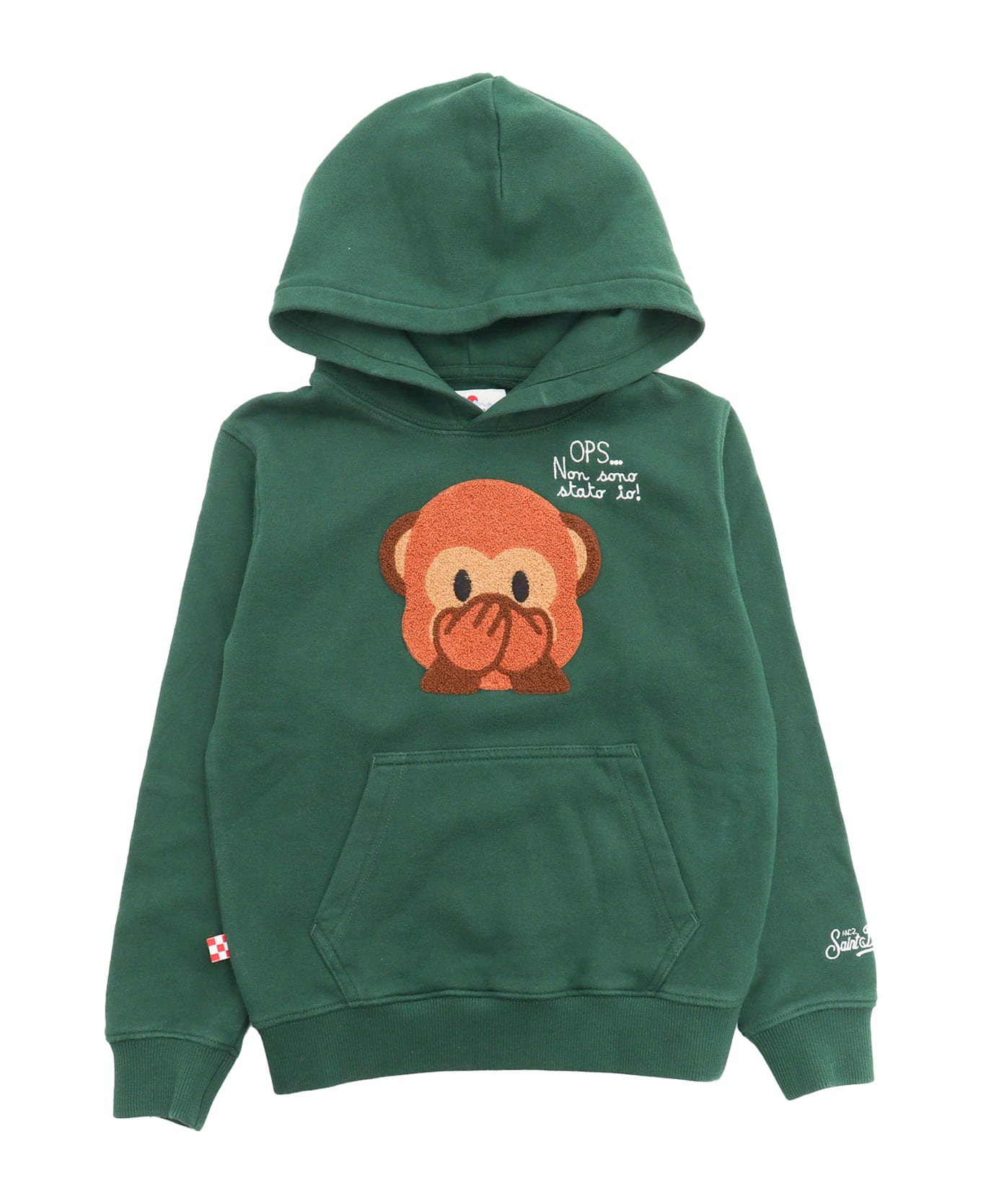 MC2 Saint Barth Boy Hooded Fleece Sweater - MULTICOLOR