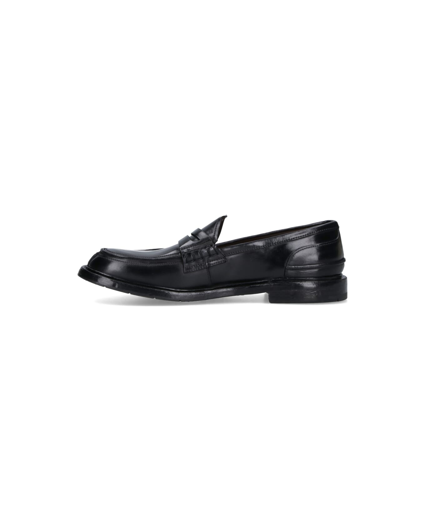 Premiata Calf Leather Loafers - Black  
