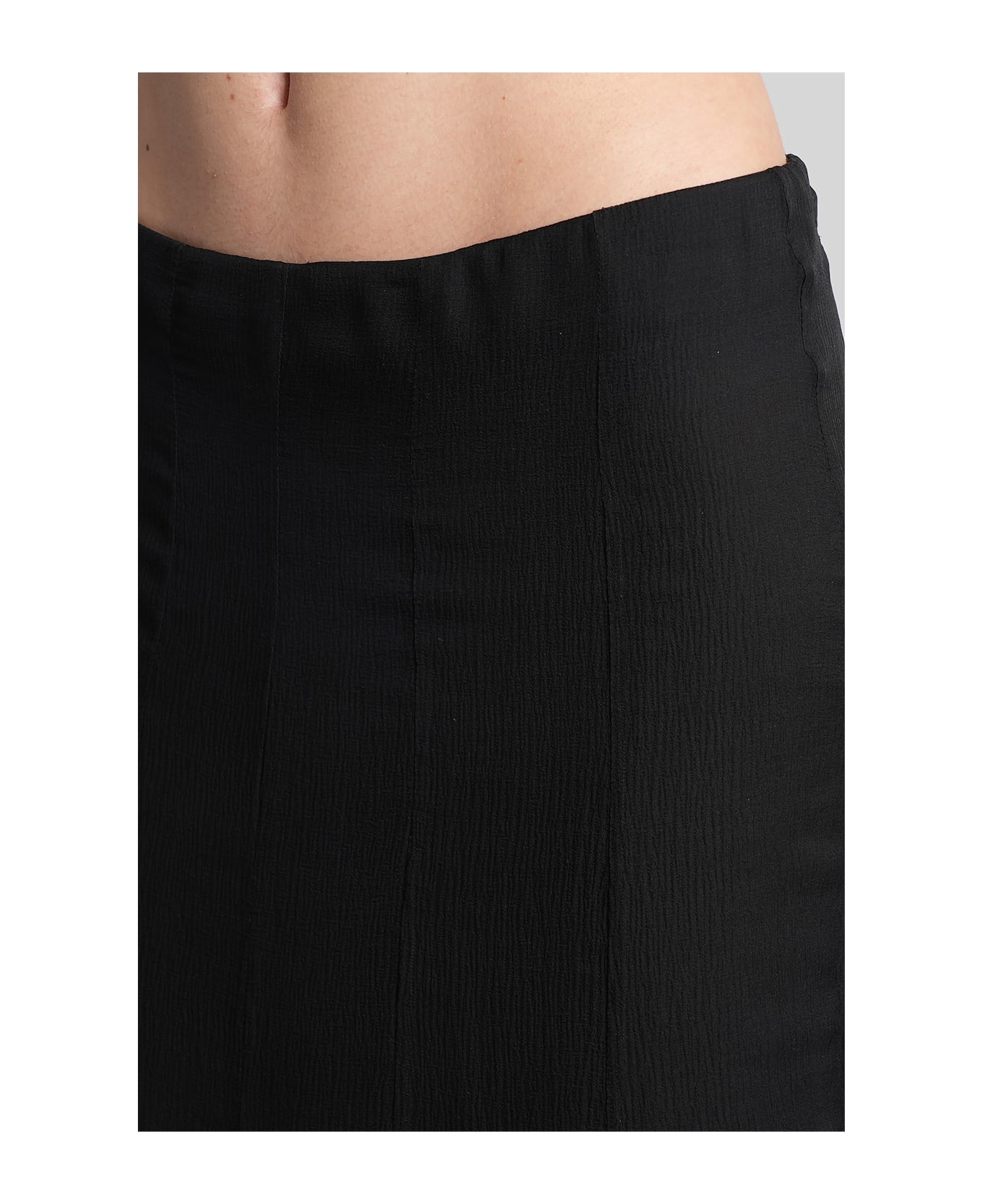 Chloé Skirt In Black Silk - black