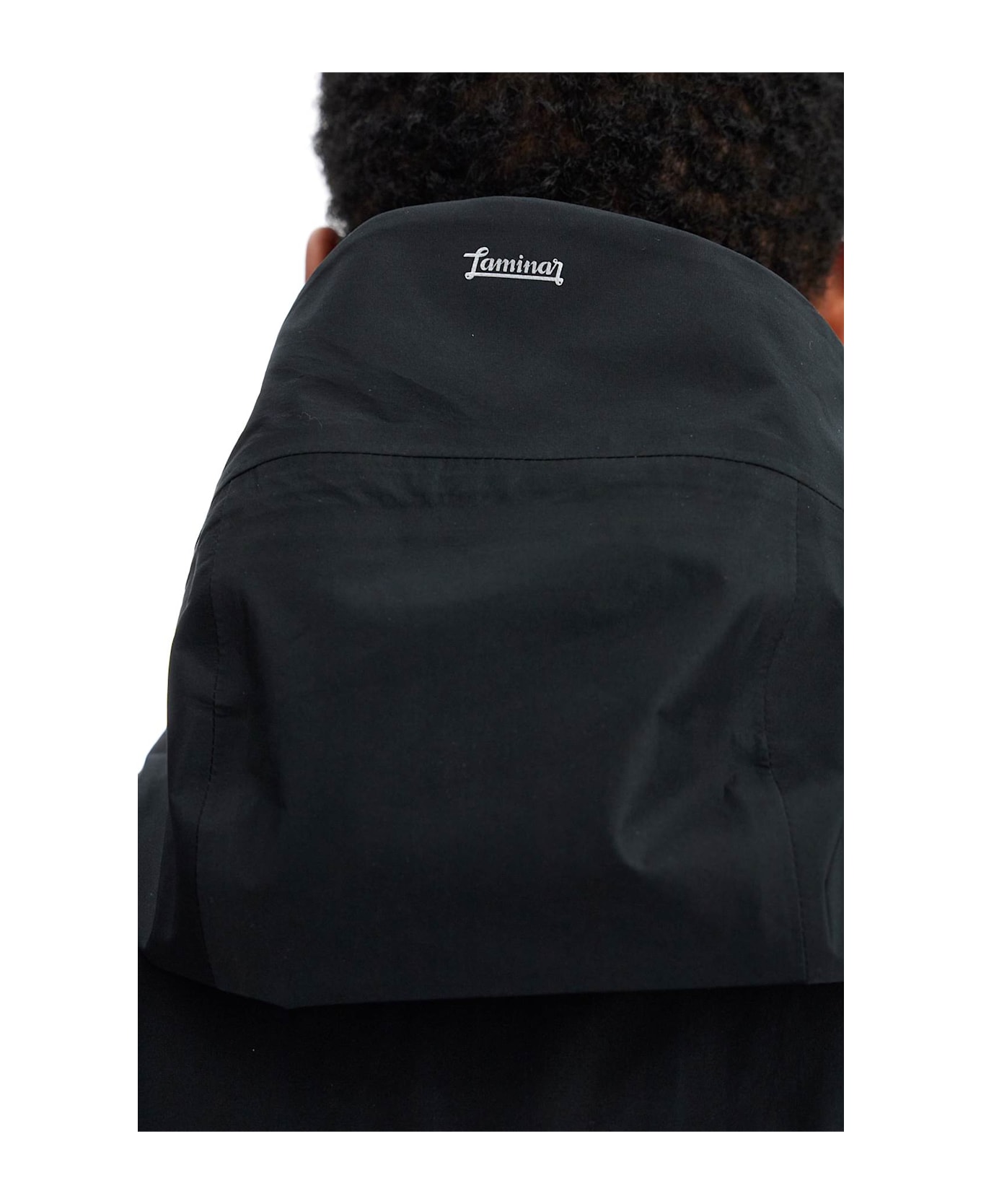 Herno Short Black Waterproof Jacket For Men In Polyester With Hood - Black
