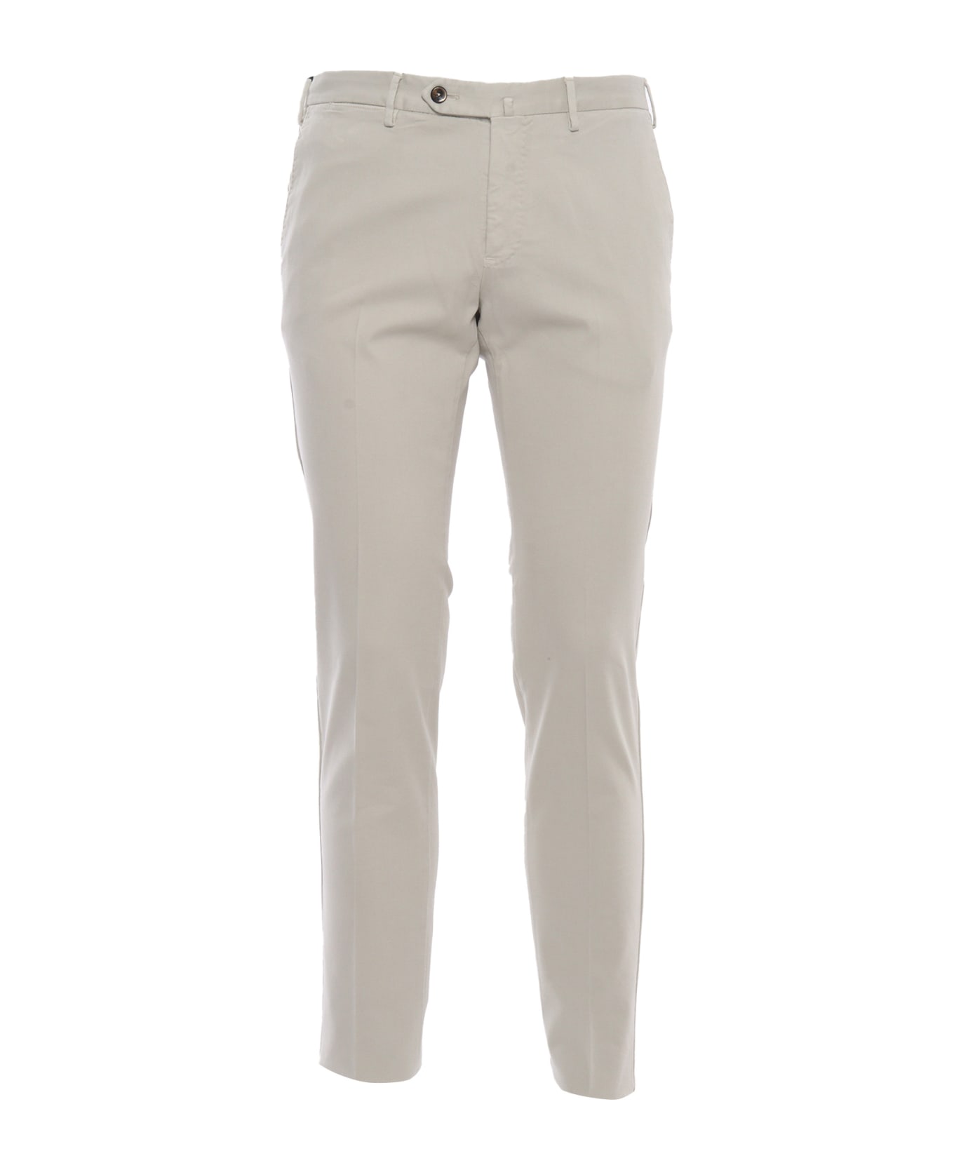 PT Torino Super Slim Chino Pants - CREAM