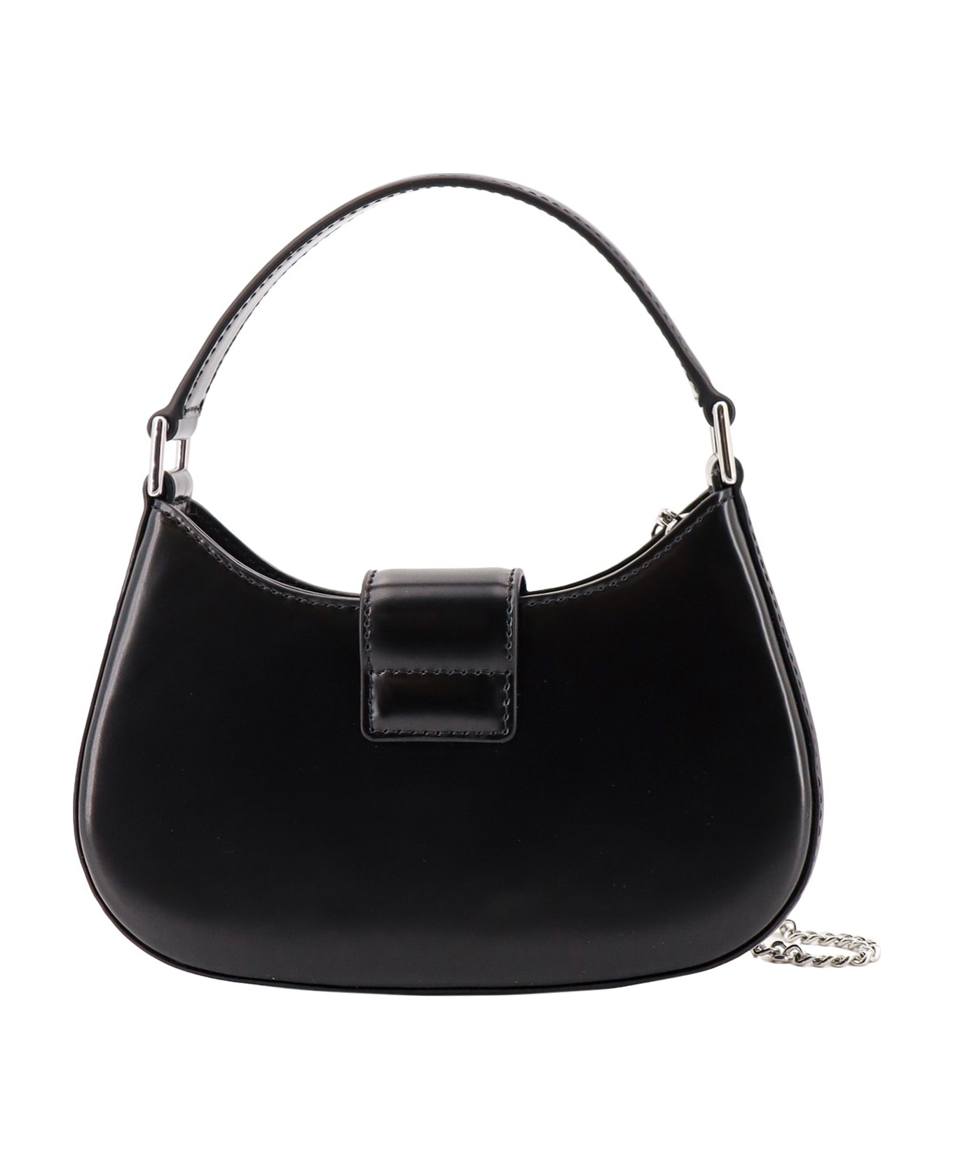 self-portrait Crescent Handbag - Black