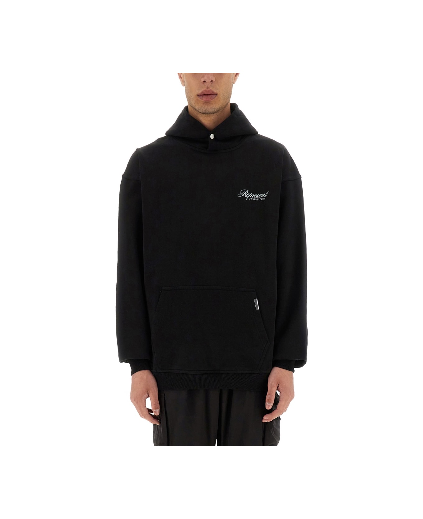 REPRESENT Hoodie - BLACK