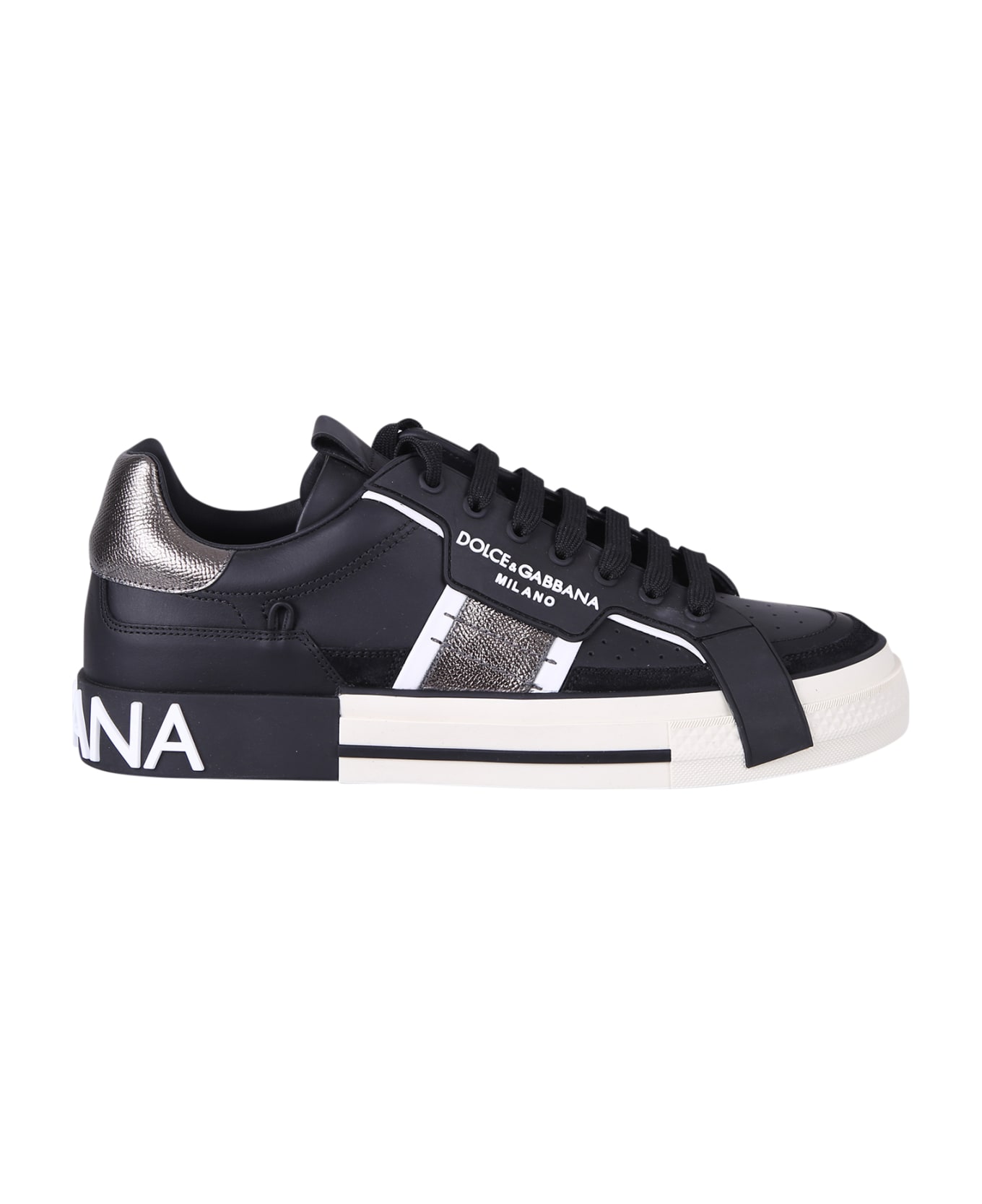 Dolce & Gabbana Branded Sneakers - Black