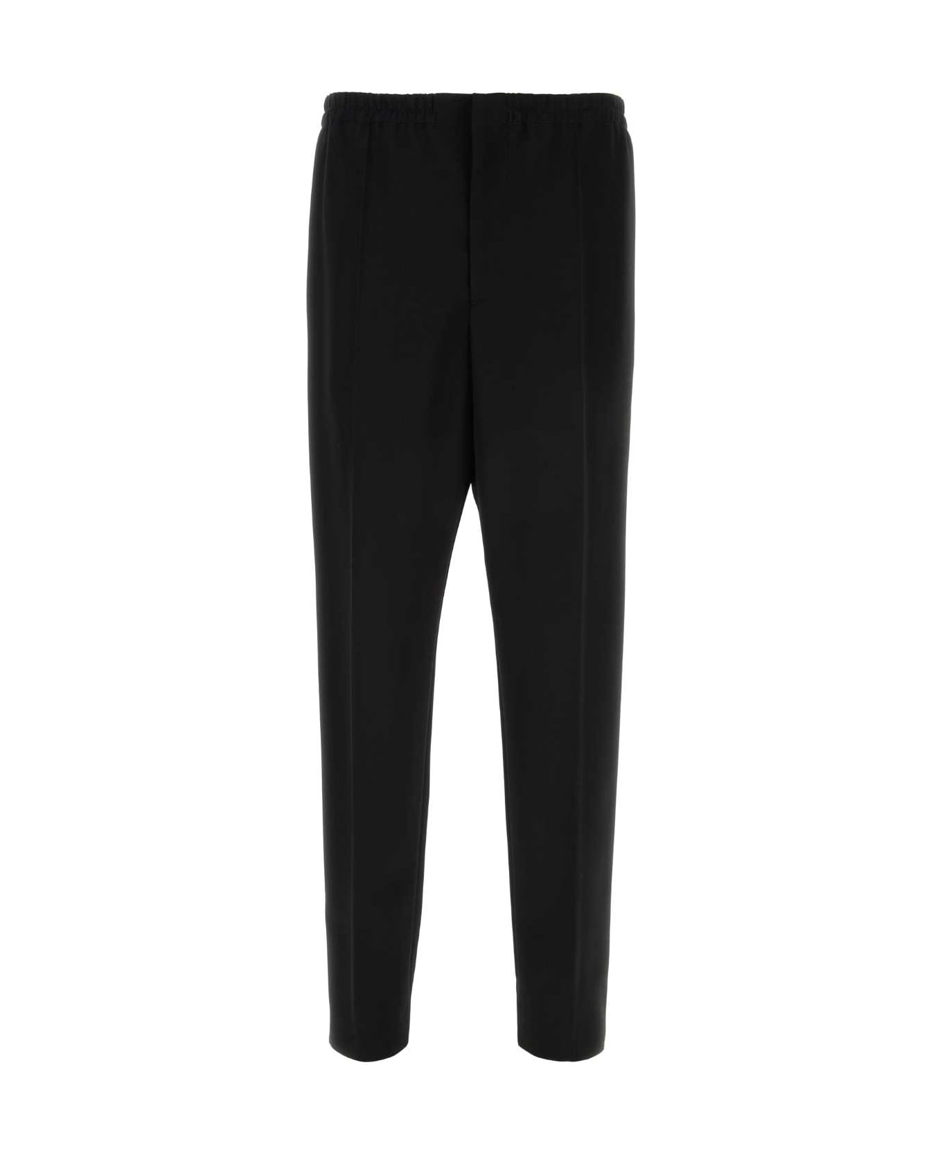 Bottega Veneta Black Wool Pant - Black