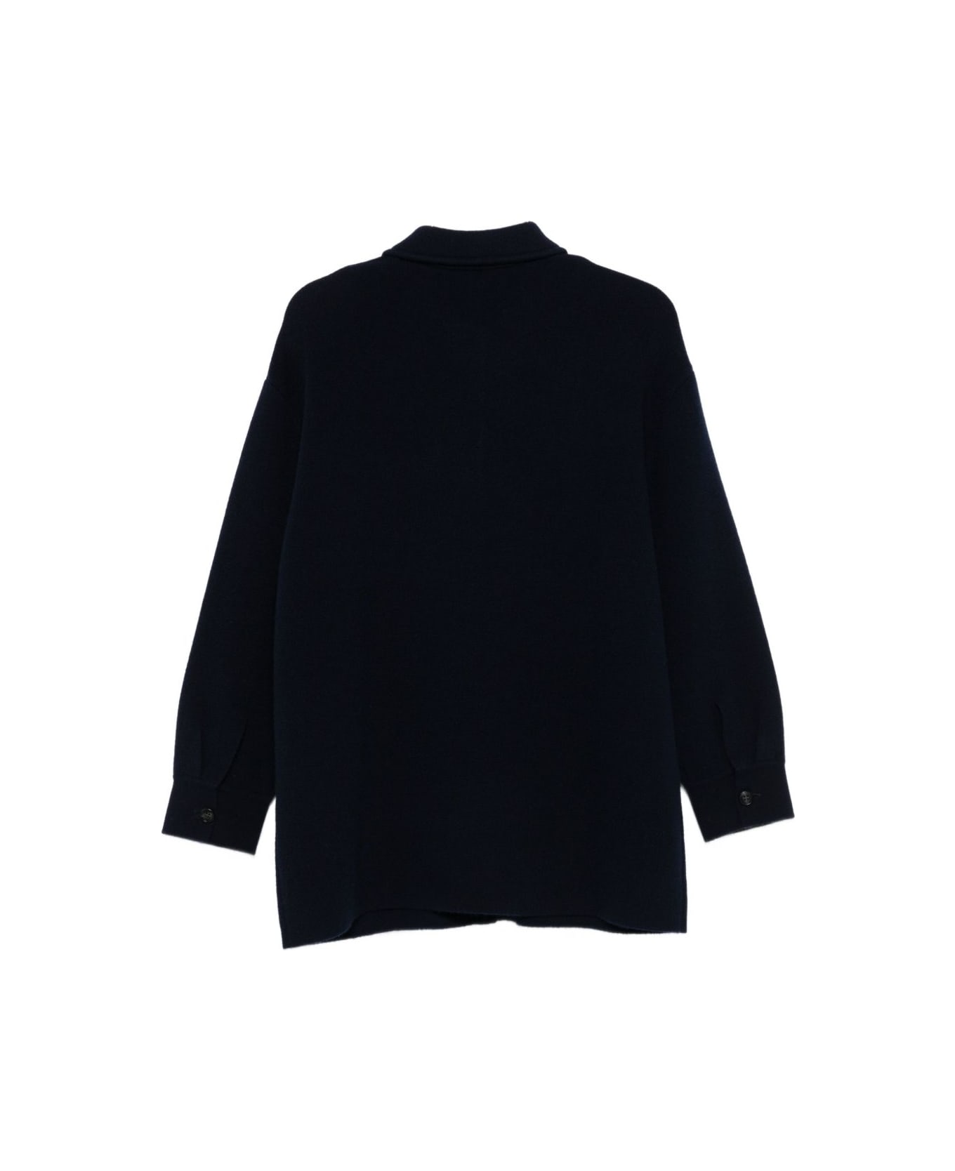 Lisa Yang Long-sleeved Cardigan Sweater - Blue