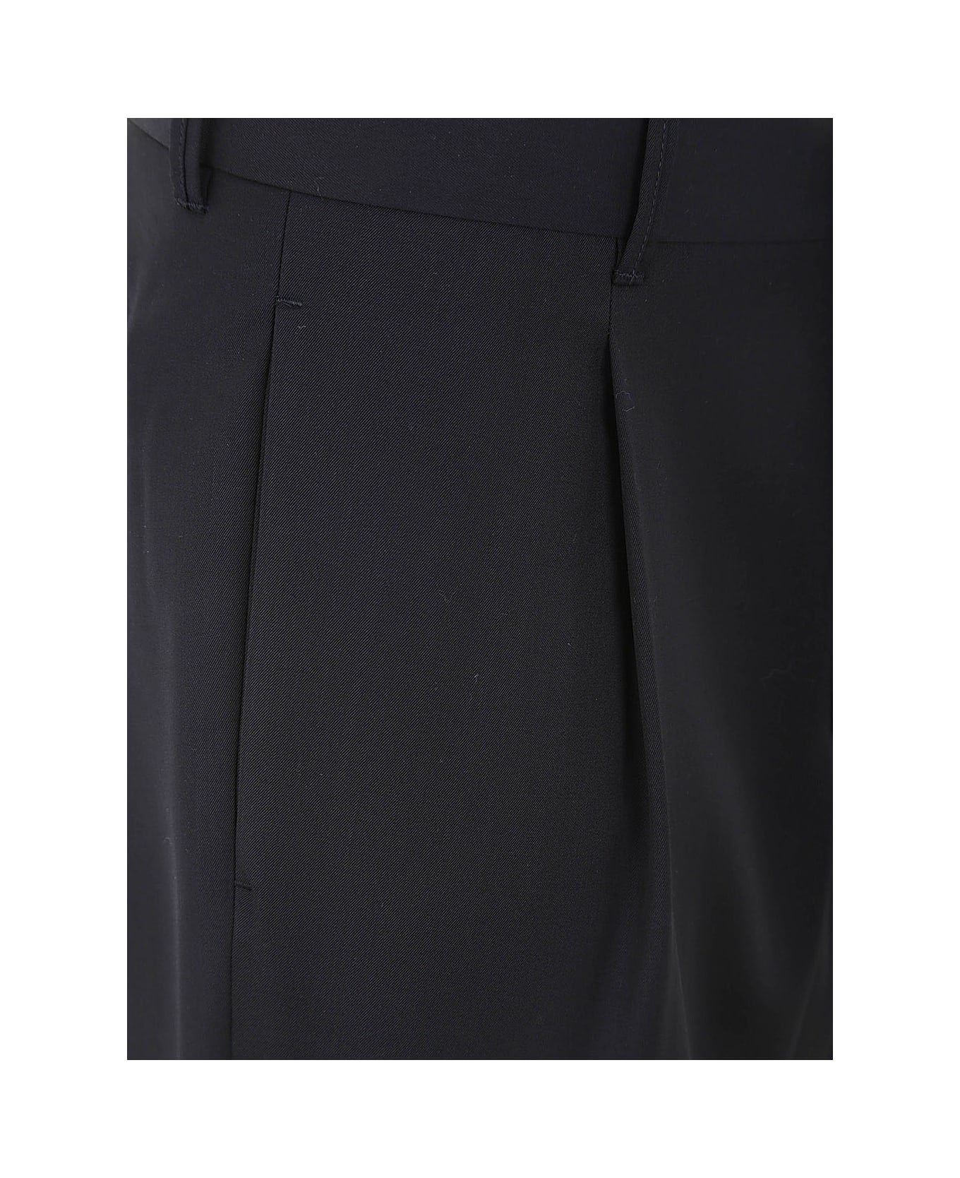 Giorgio Armani Trousers With One Pence - Black