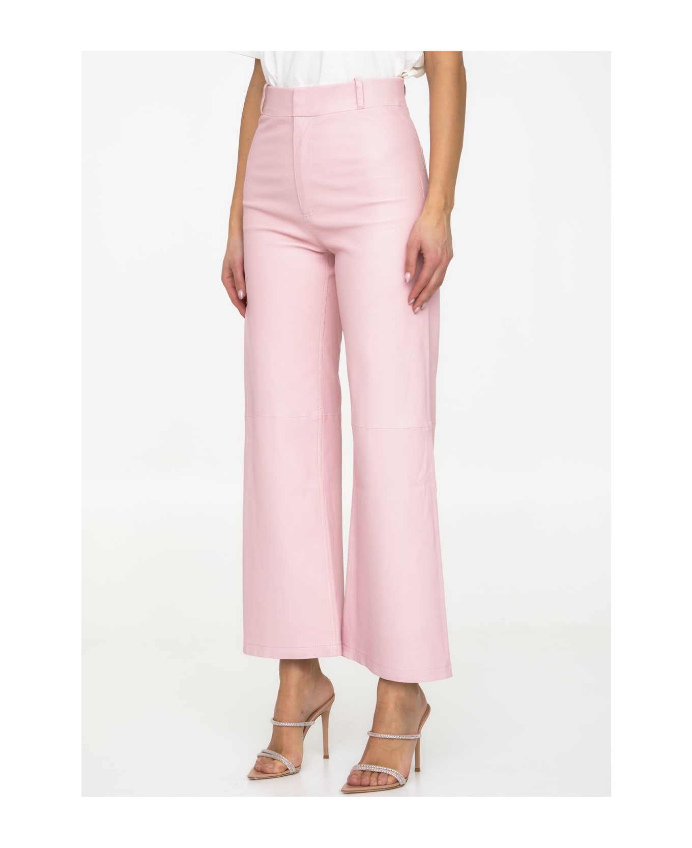 ARMA Stretch Palazzo Trousers - PINK