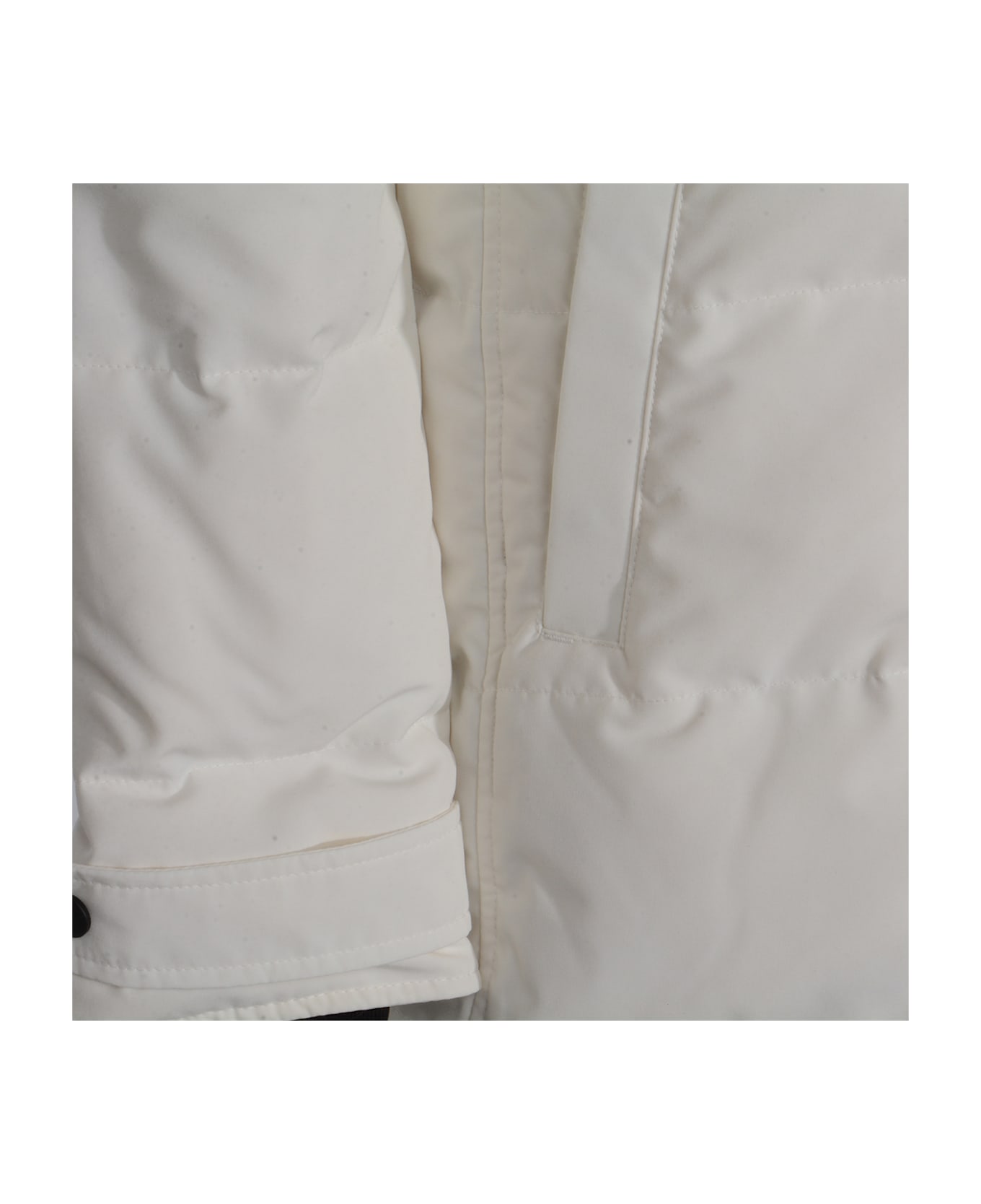 Canada Goose White Parka Down Jacket - Nrth Star Wh-Bl de l’Etoile