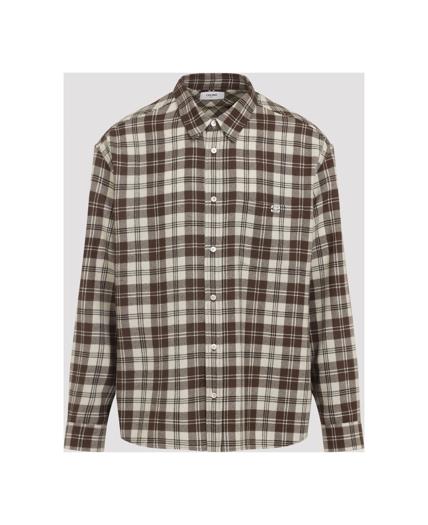 Celine Relaxed Shirt - Mg Beige Marron