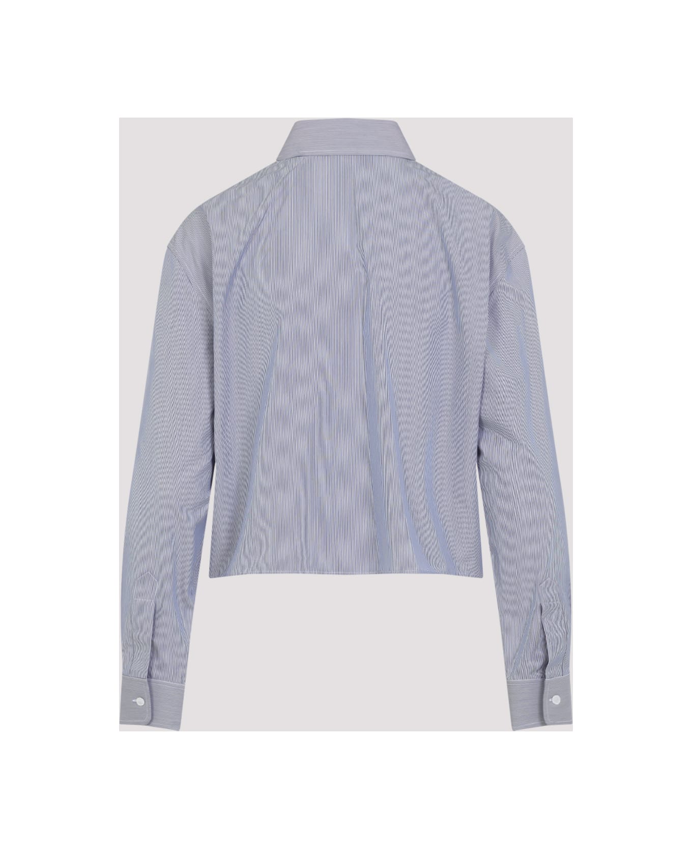 Celine Triomphe Cropped Shirt - Nq Craie Marine シャツ