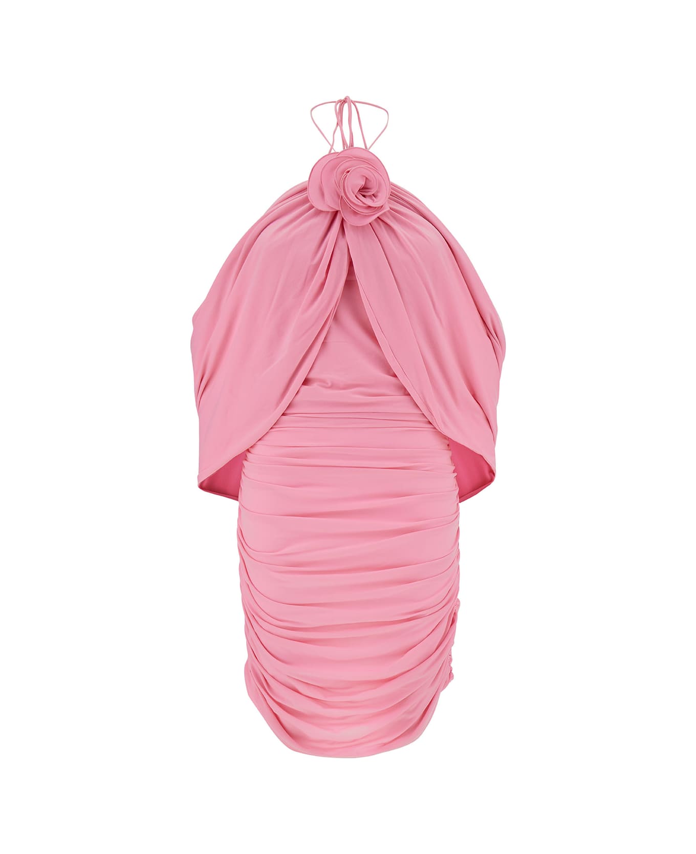 Magda Butrym Pink Jersey Mini Dress - PINK ワンピース＆ドレス