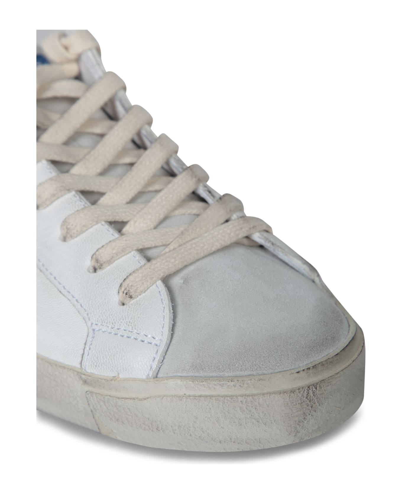 Philippe Model Prsx Low White-blue Sneakers - White