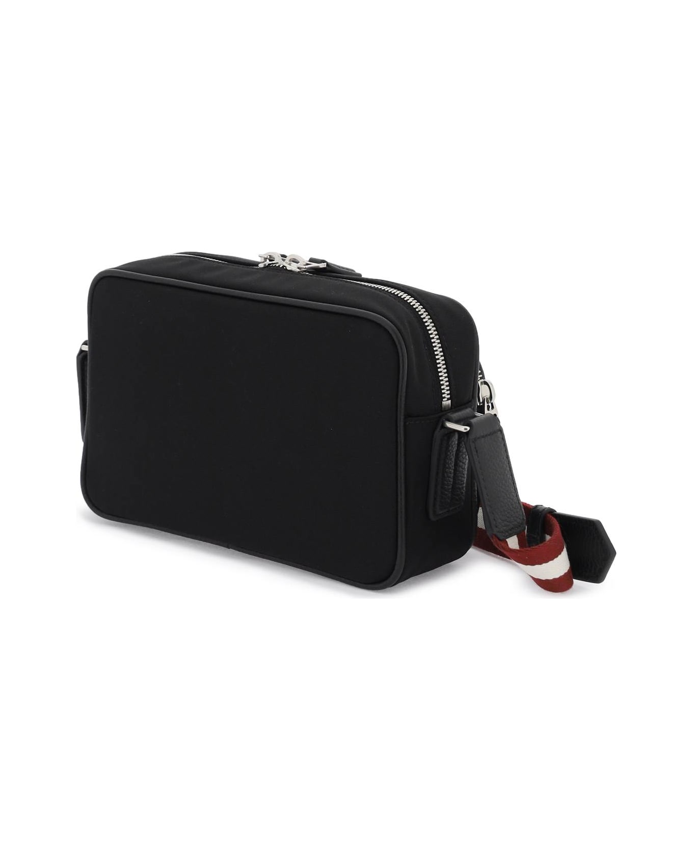 Bally Nylon Crossbody Bag - BLACK PALLADIO (Black) ショルダーバッグ