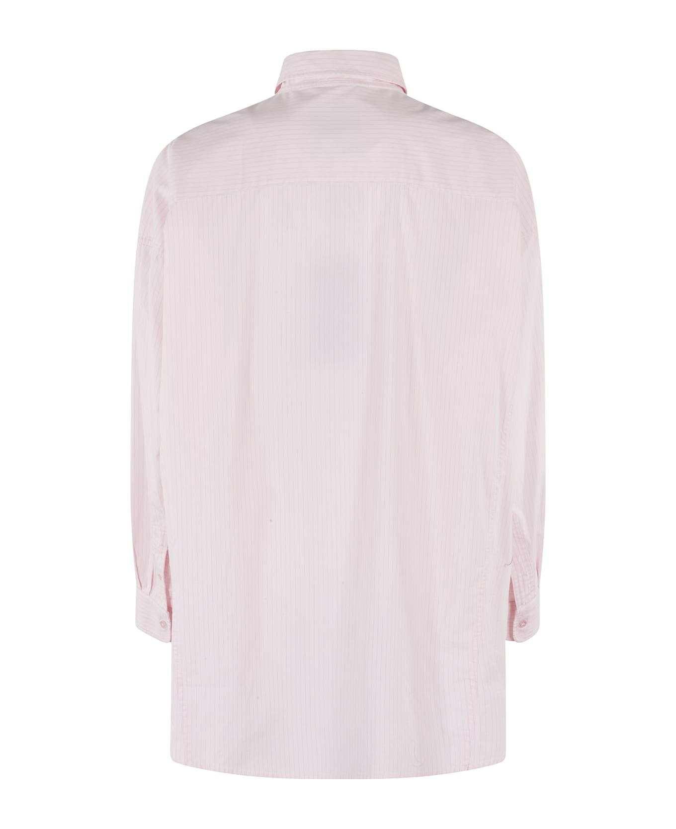 Herskind Lex Shirt - Pink Pinstripe