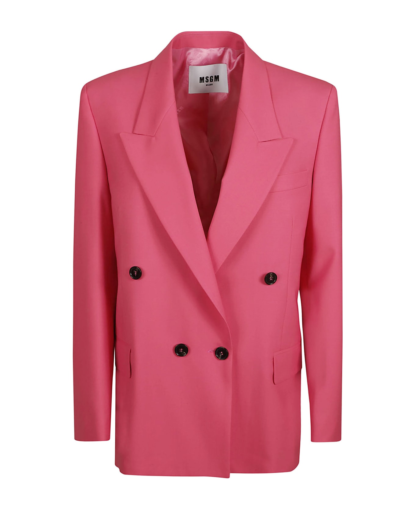 MSGM Double-breasted Classic Blazer - Pink