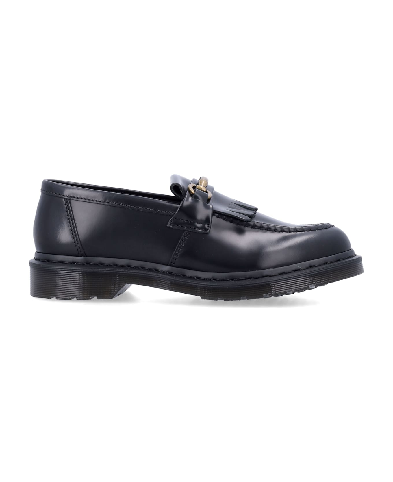 Dr. Martens Adrian Snaffle Loafers - Black Polished Smooth