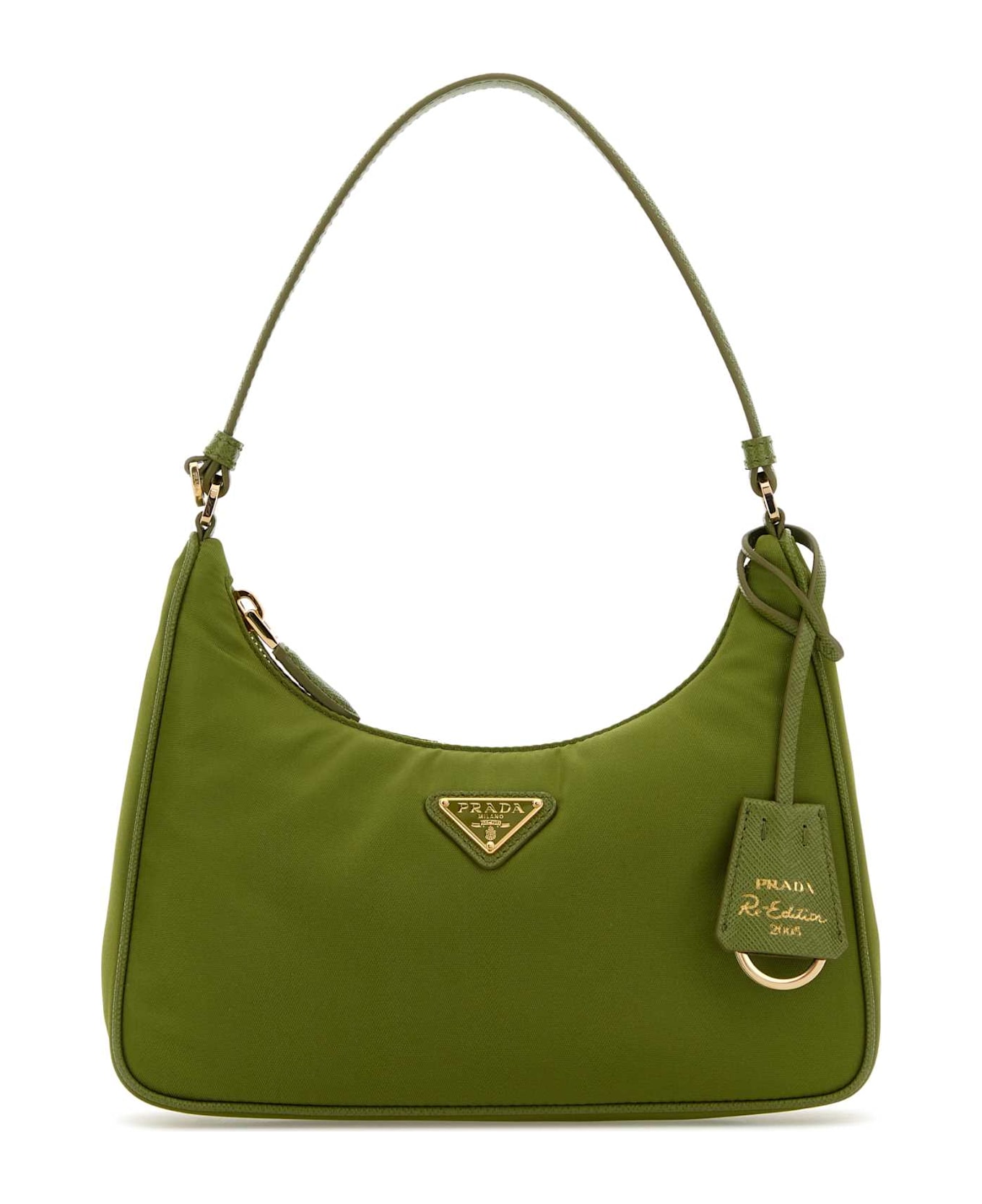 Prada Pistachio Green Re-nylon Prada Re-edition 2005 Shoulder Bag - EDERA 1
