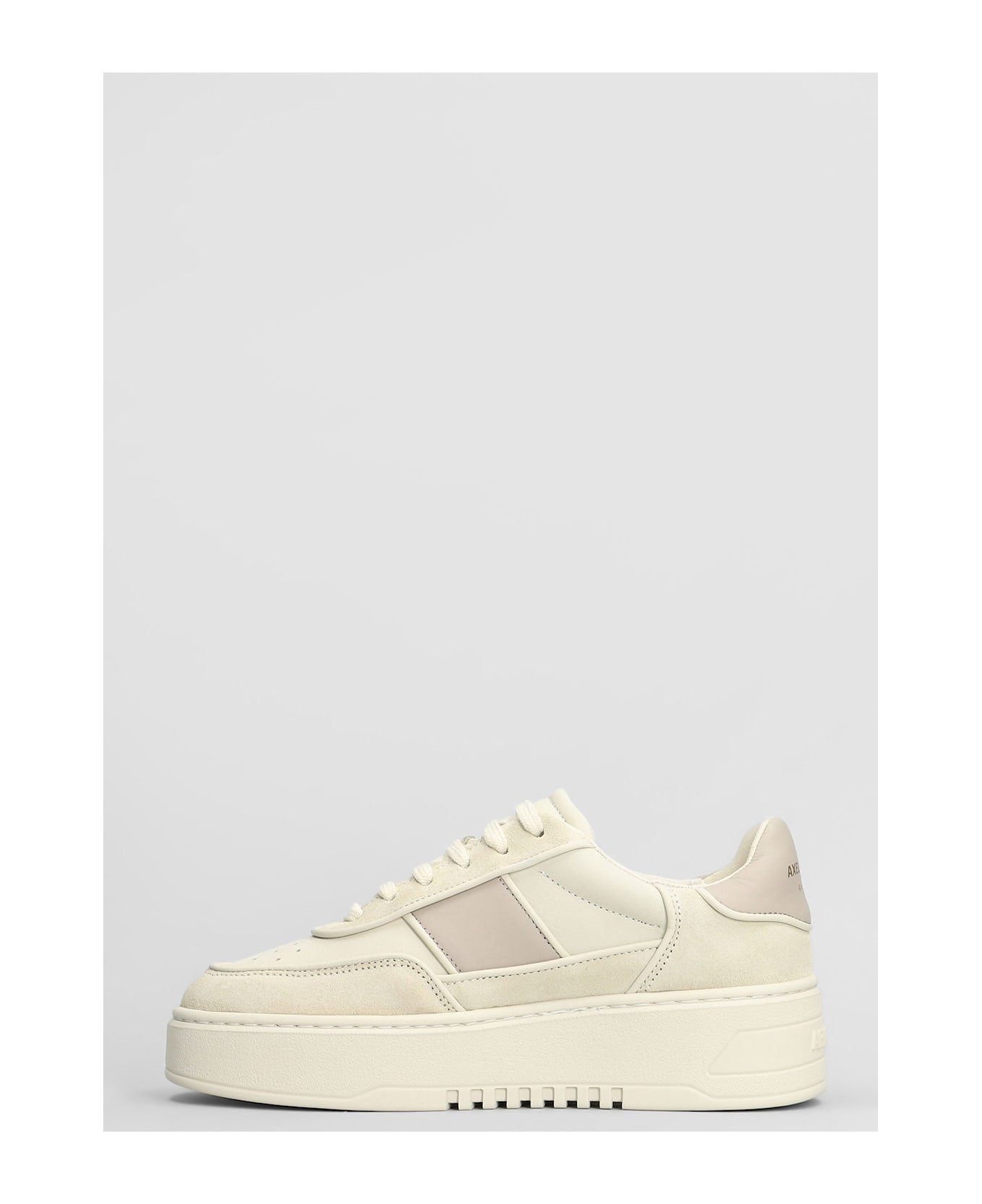 Axel Arigato Orbit Sneakers In Beige Suede And Fabric - beige