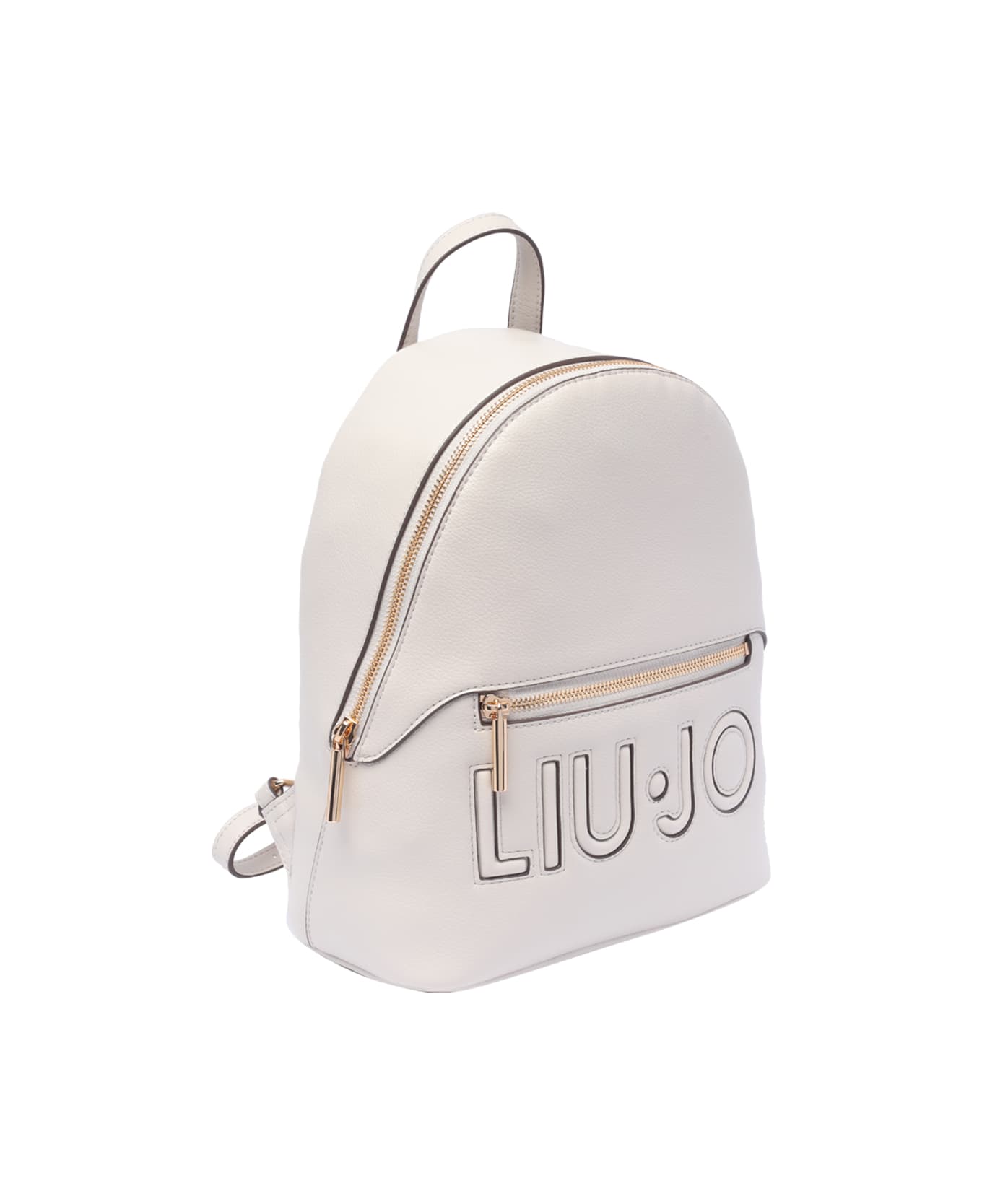 Liu-Jo Logo Backpack - White