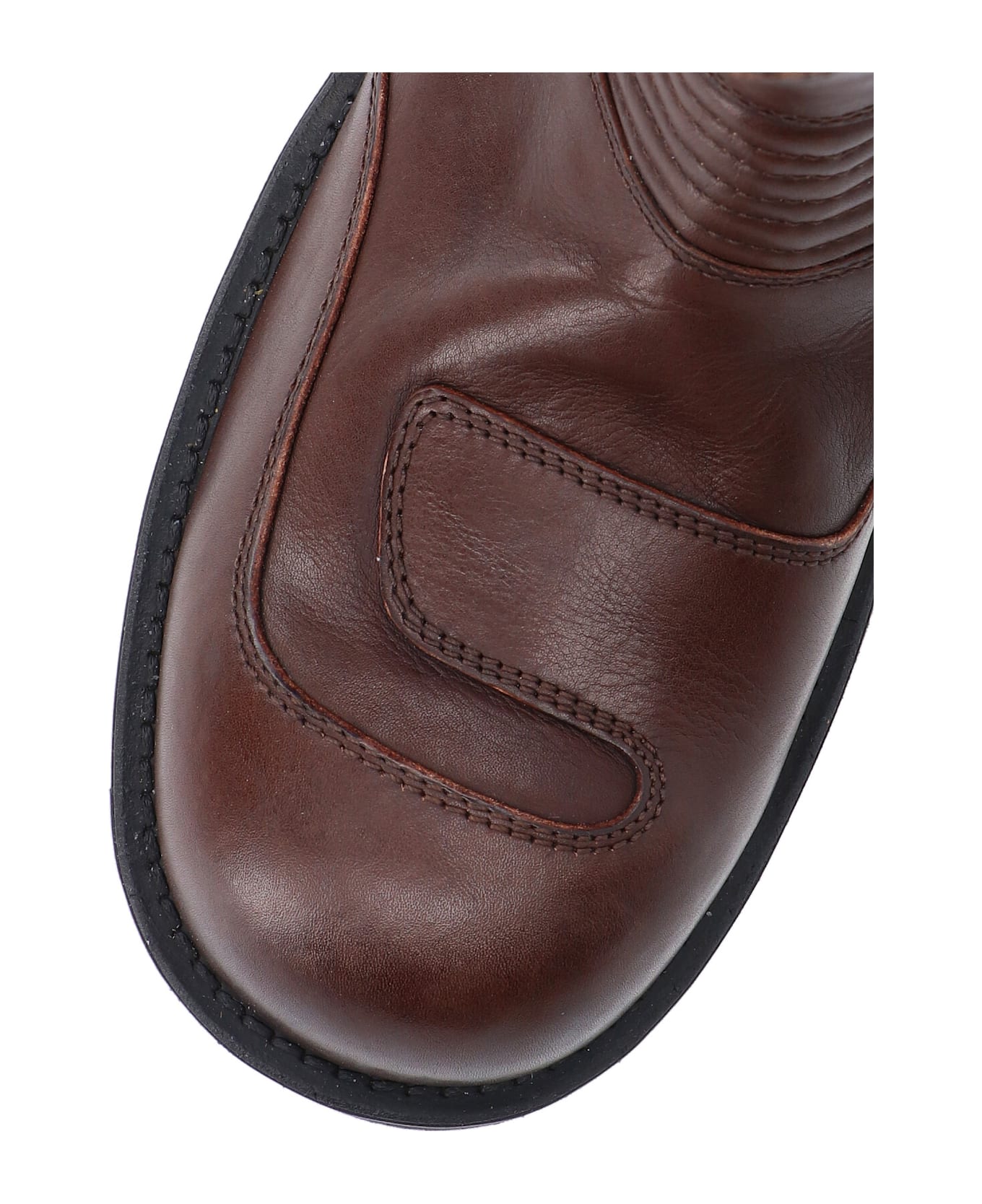 MM6 Maison Margiela 'biker' Boots - Brown