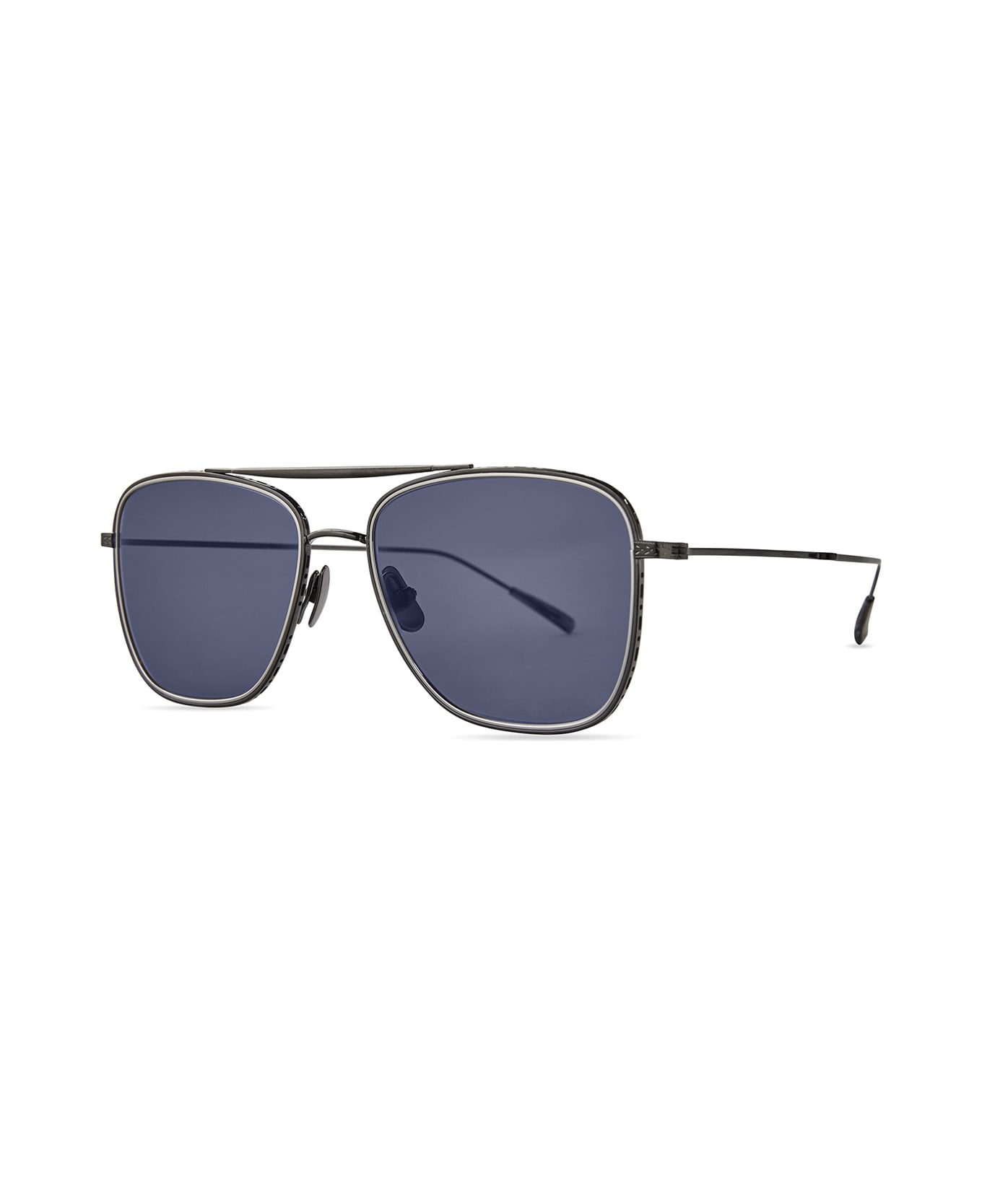 Mr. Leight Novarro S Gunmetal-coldwater/blue Sunglasses GOG - Gunmetal-Coldwater/Blue