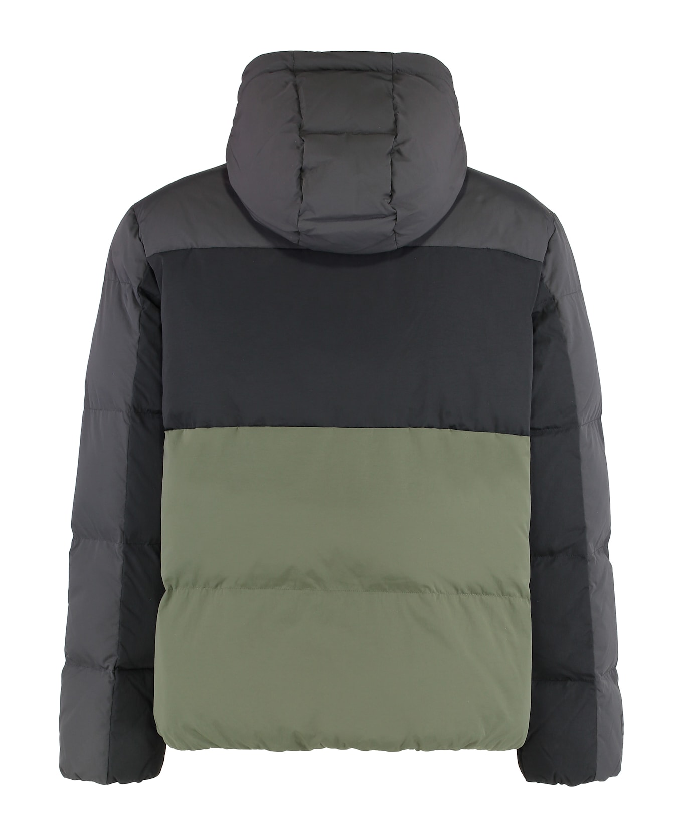 EA7 Puffer Jacket In Nylon - Multicolor