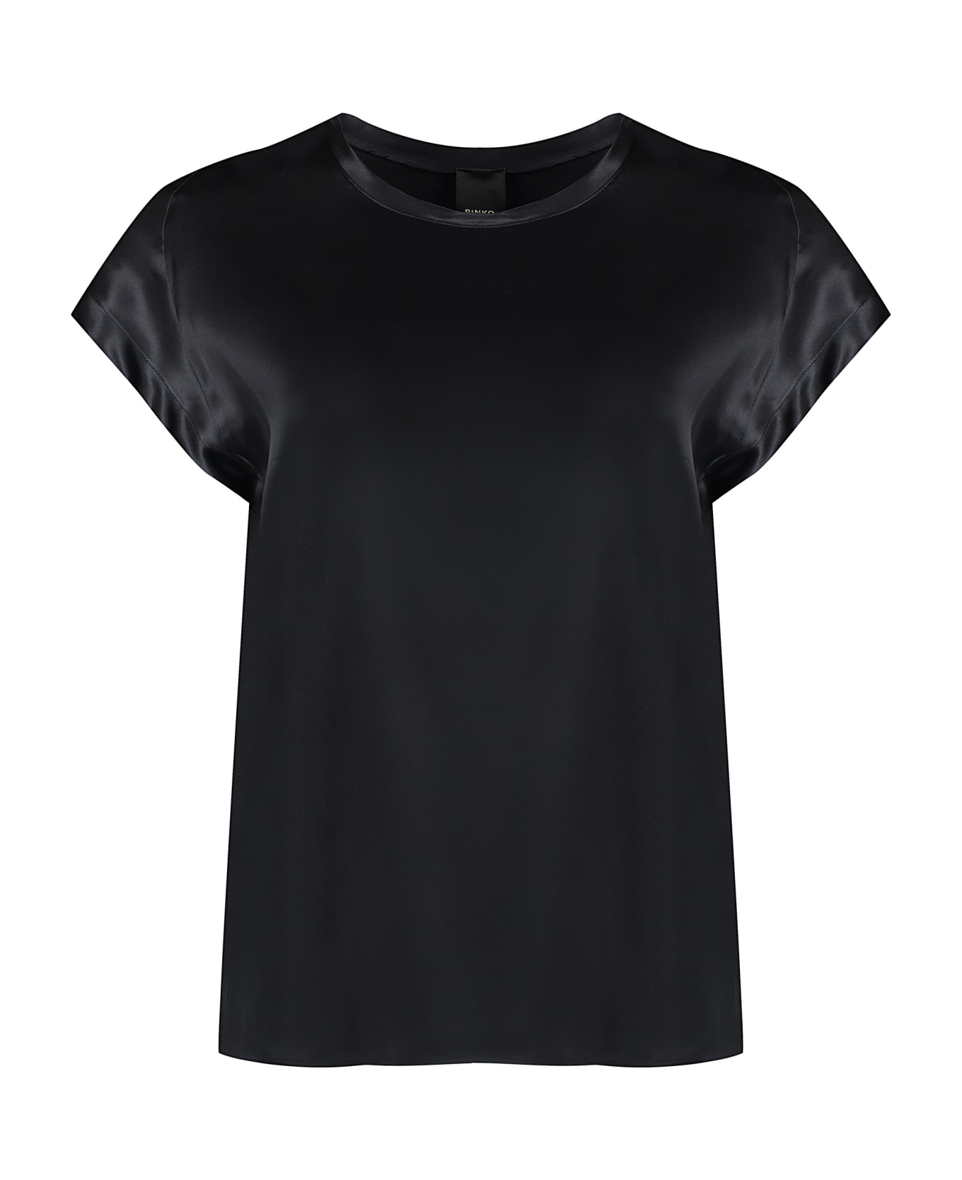 Pinko Crewneck Short-sleeved Blouse - black Tシャツ