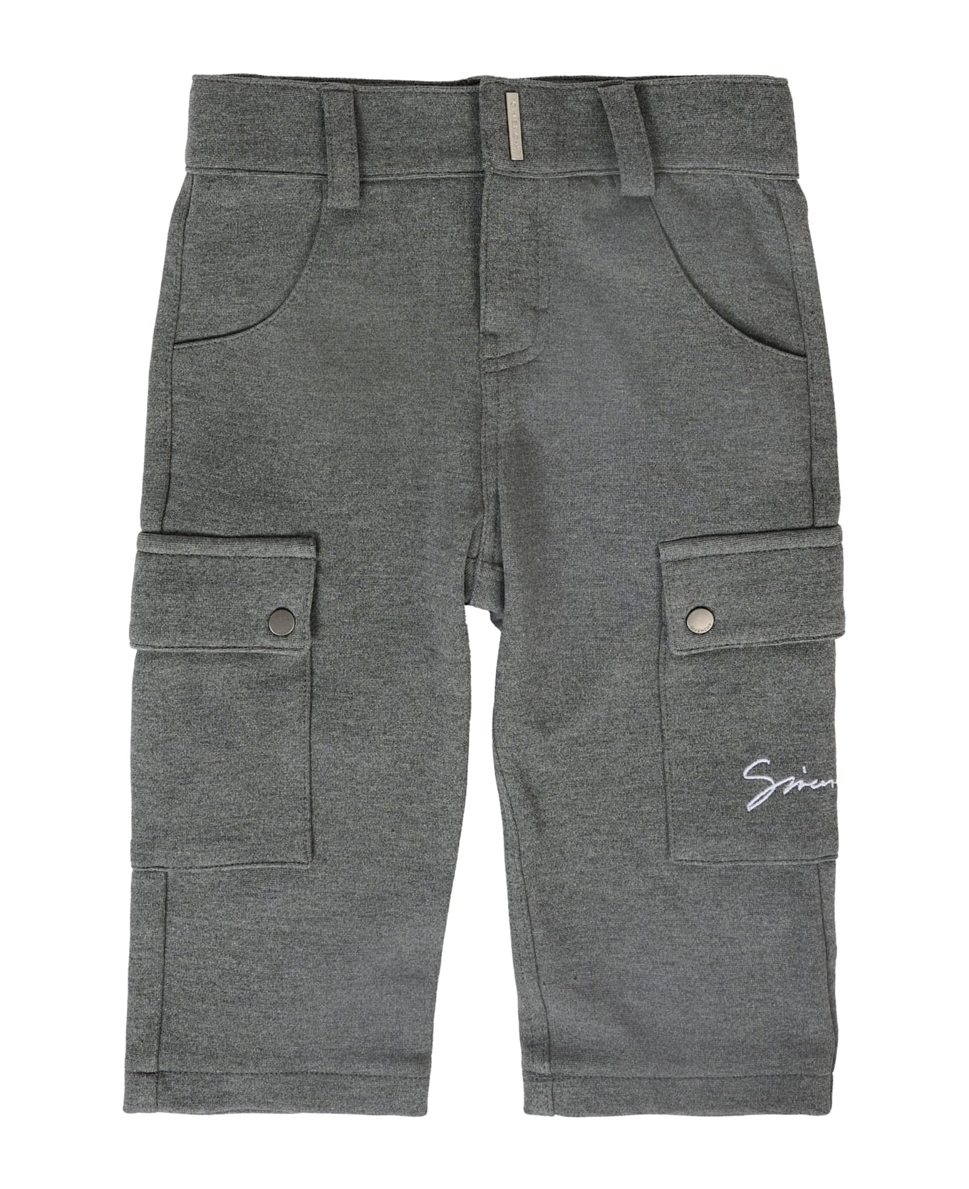 Givenchy Grey Trousers For Baby Boy With Logo - Grey
