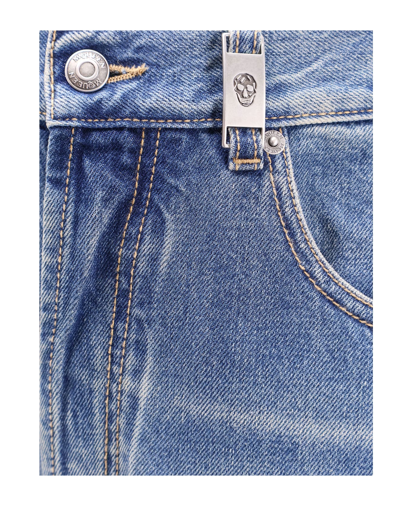 Alexander McQueen Denim Jeans - Blue