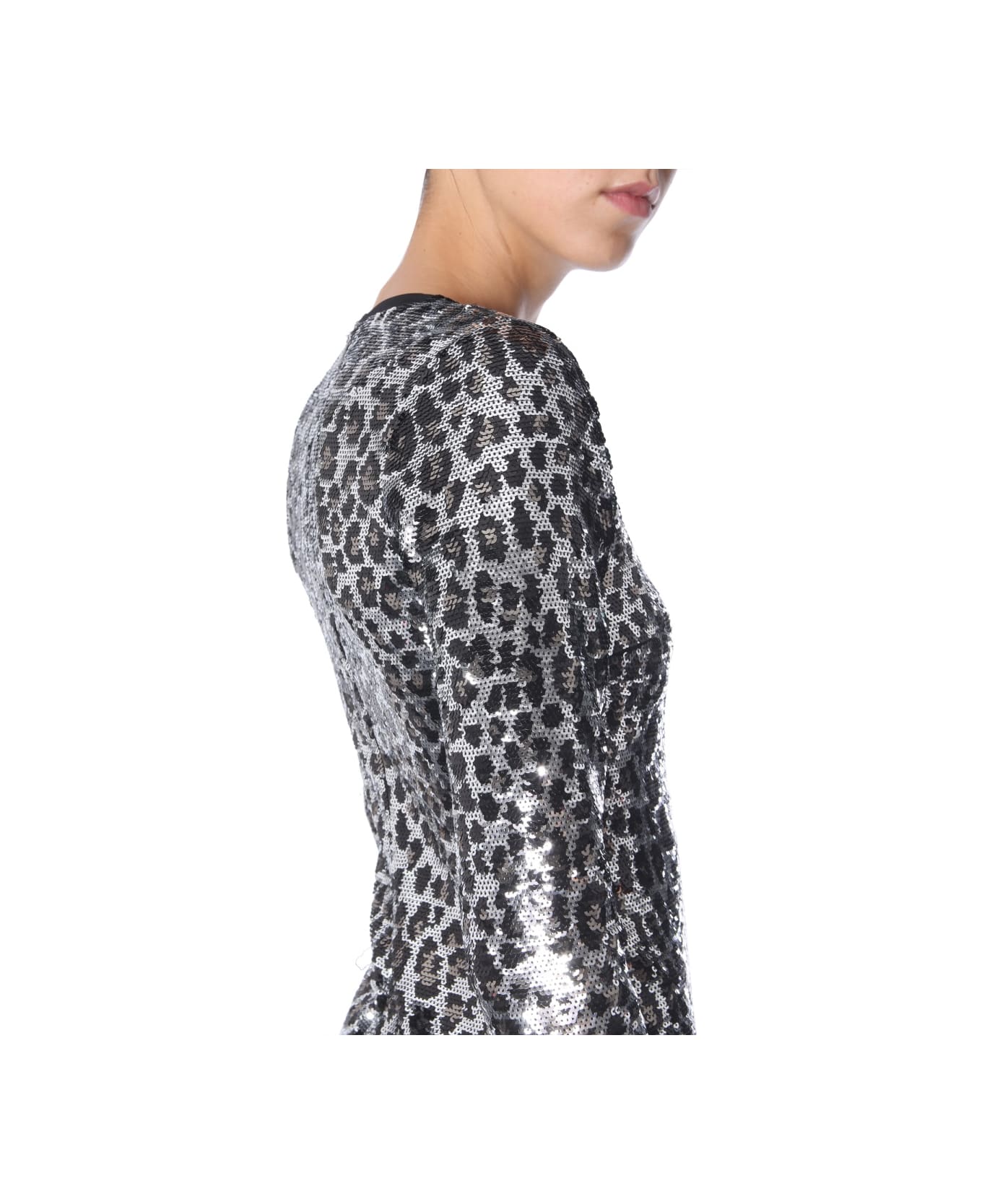 Michael Kors Leopard Dress - GREY