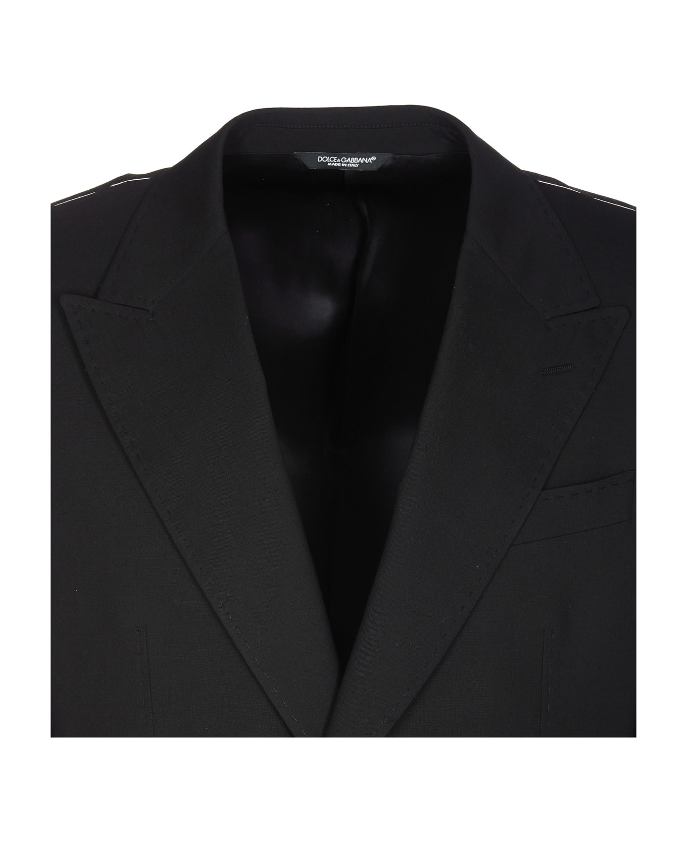 Dolce & Gabbana Single Breasted Jacket - Black