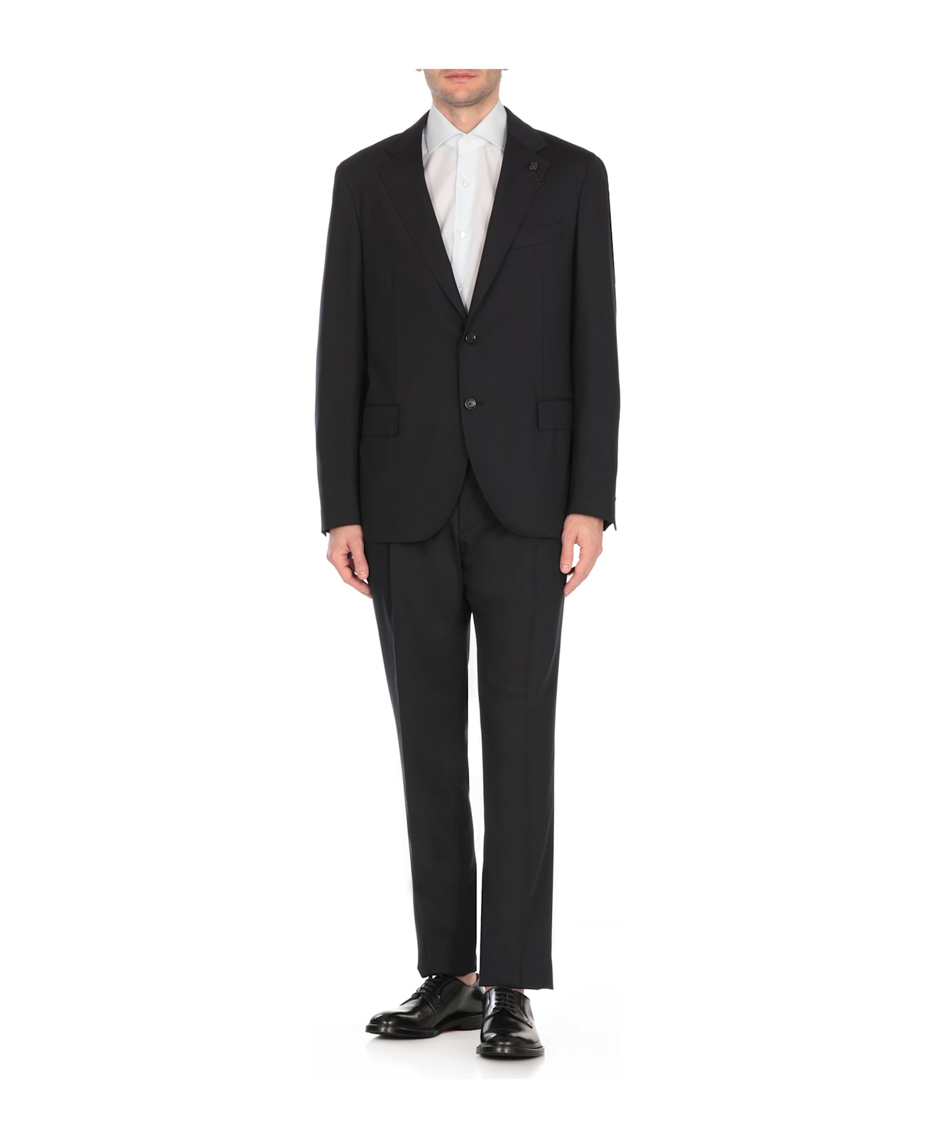 Lardini Wool Suit - Blue