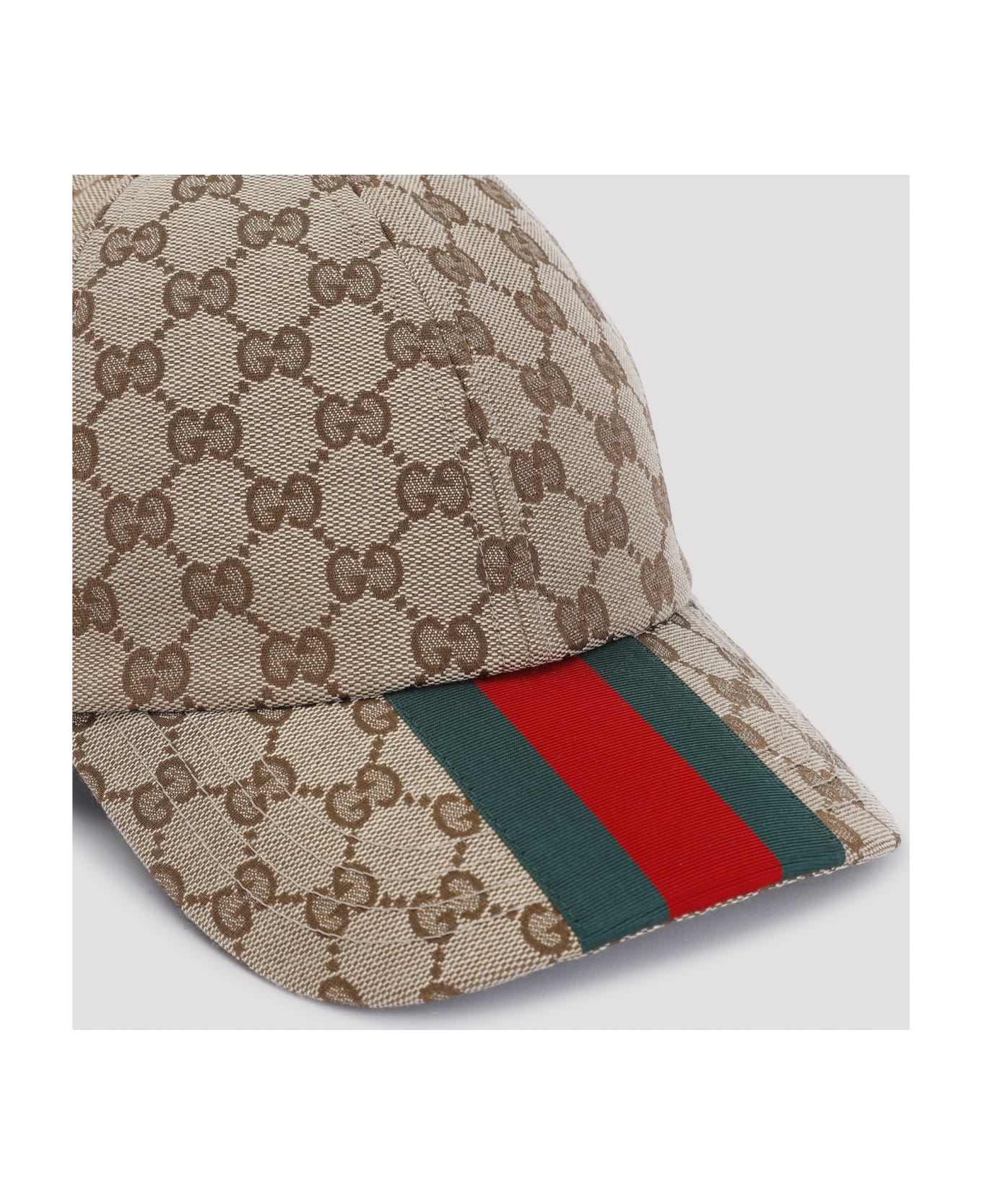 Gucci Logo Baseball Cap - Beige Ebony