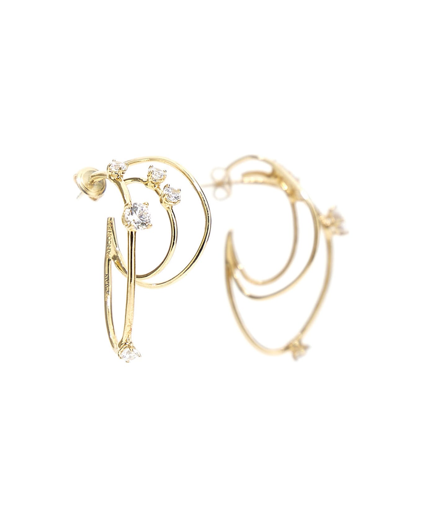 Panconesi 'constellation Hoops' Earrings - GOLD