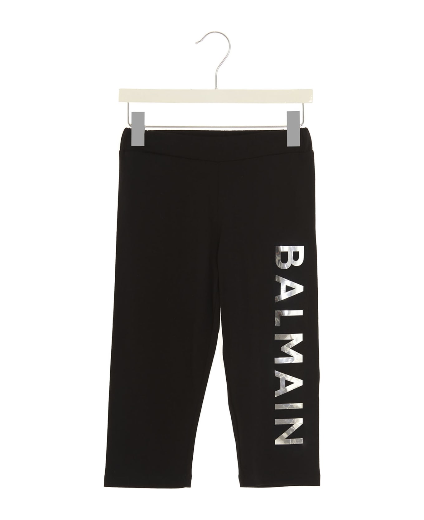 Balmain Logo Leggings - Black  