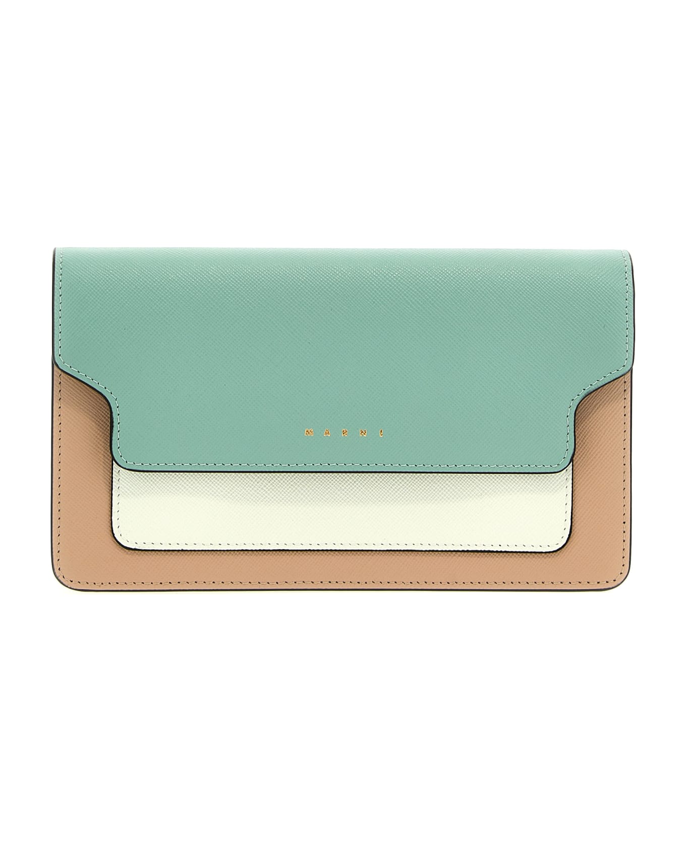 Marni Wallet With Shoulder Strap - Multicolor