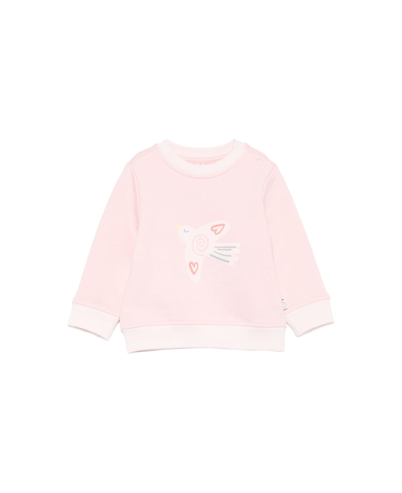 Stella McCartney Kids Long-sleeved Crewneck Sweatshirt - Pink
