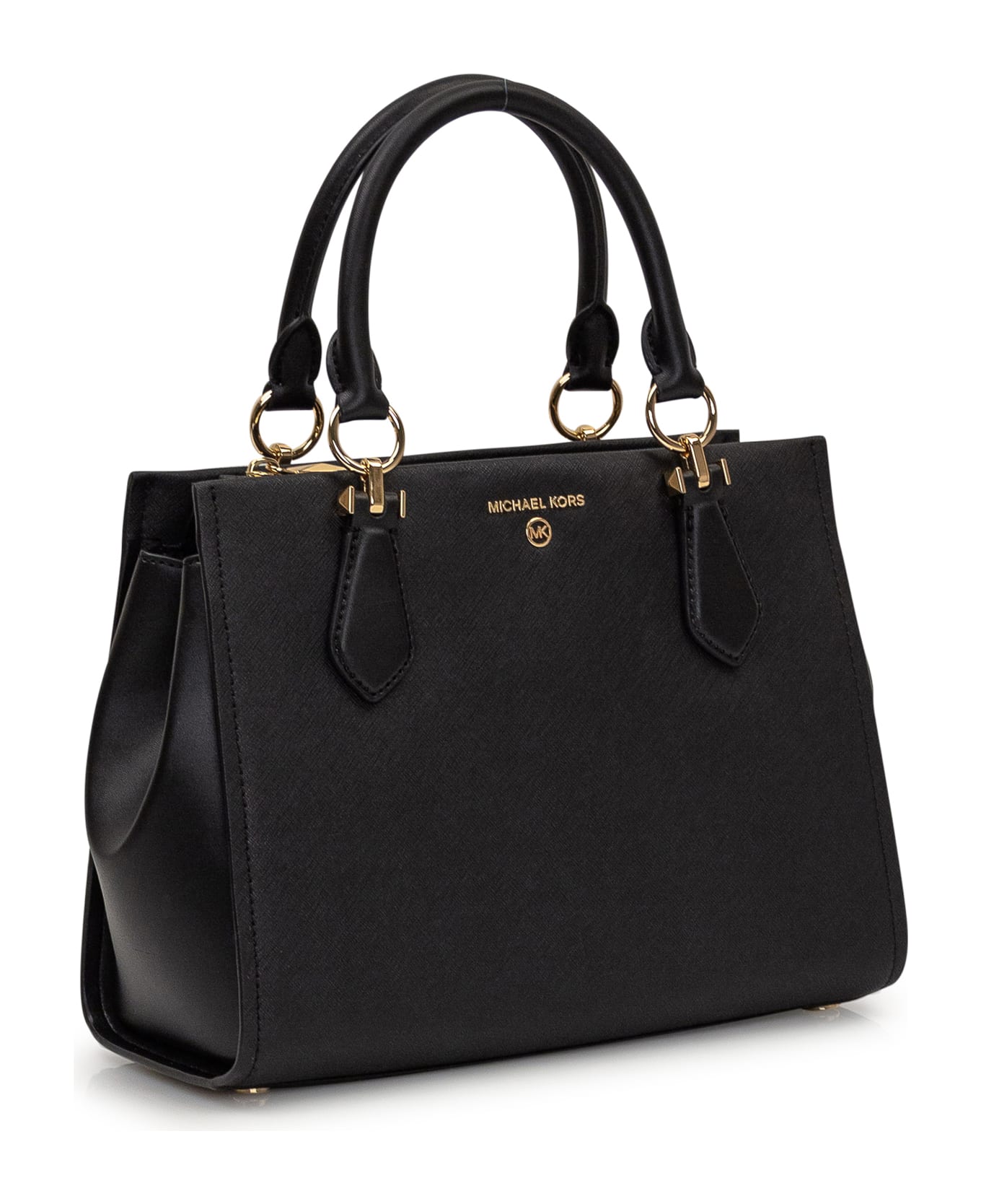 Michael Kors Black Marilyn Leather Bag - Black