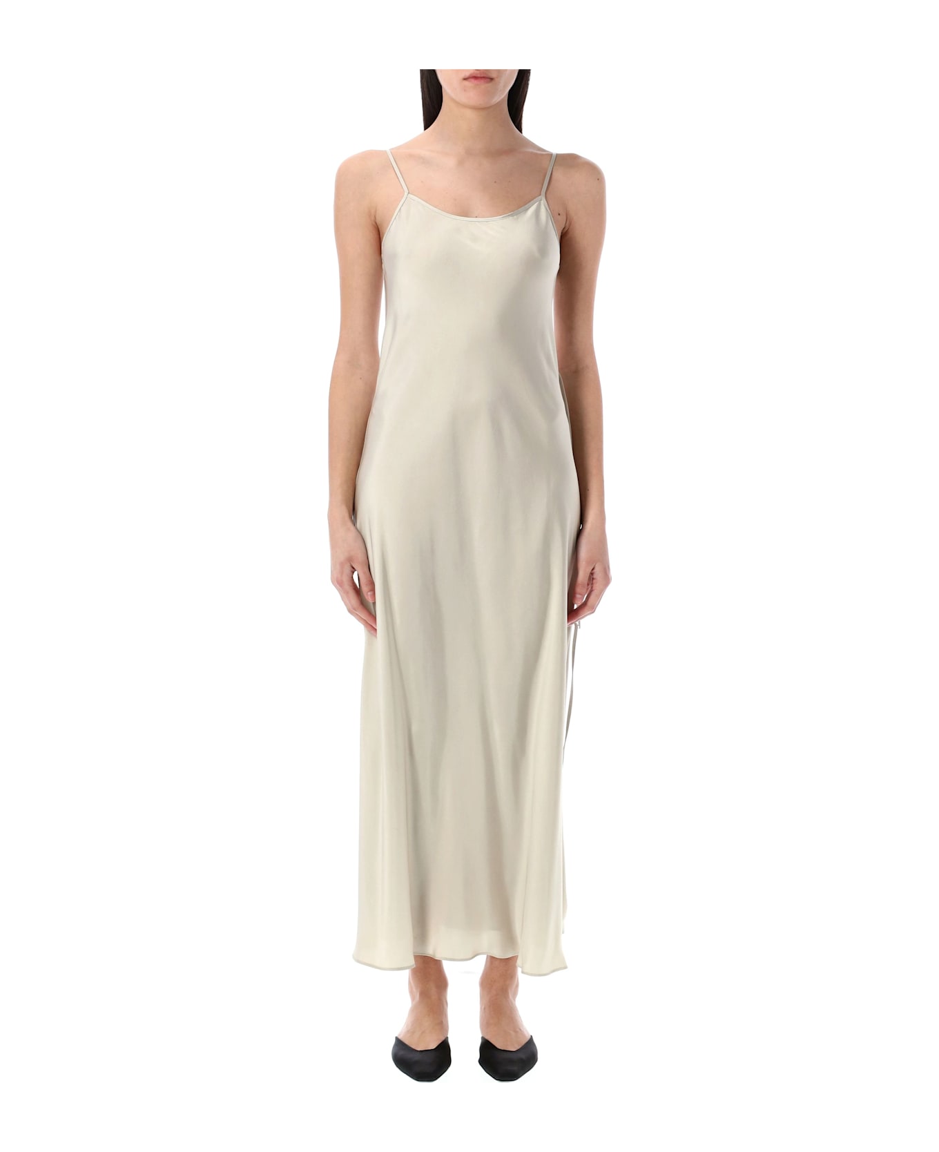 Low Classic 2-way Slip Dress - LIGHT BEIGE