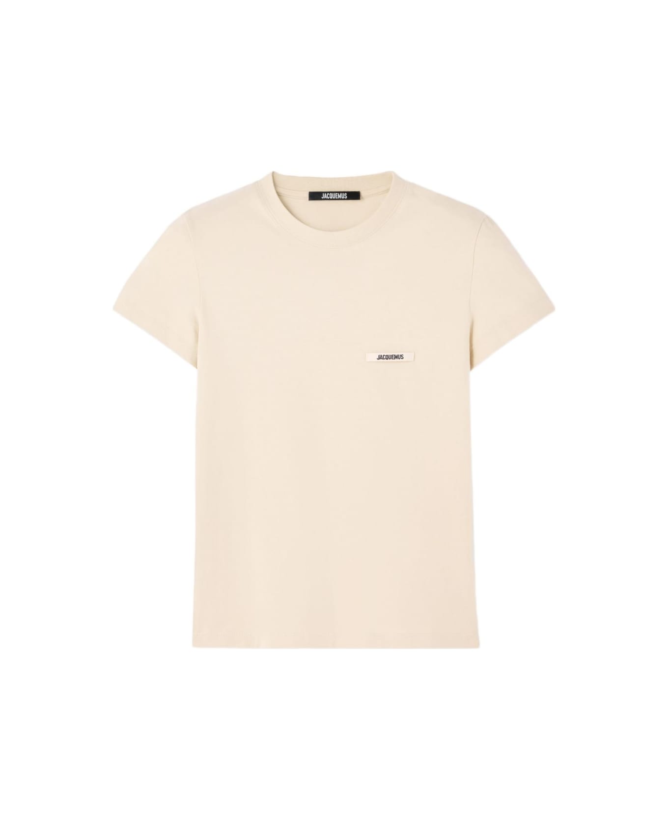 Jacquemus Le T-shirt Gros Grain - Beige