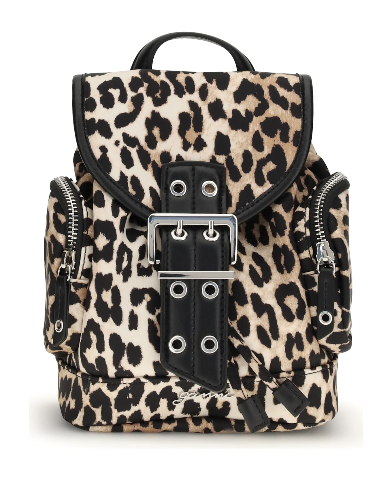 Ganni Animalier Print Nano Backpack