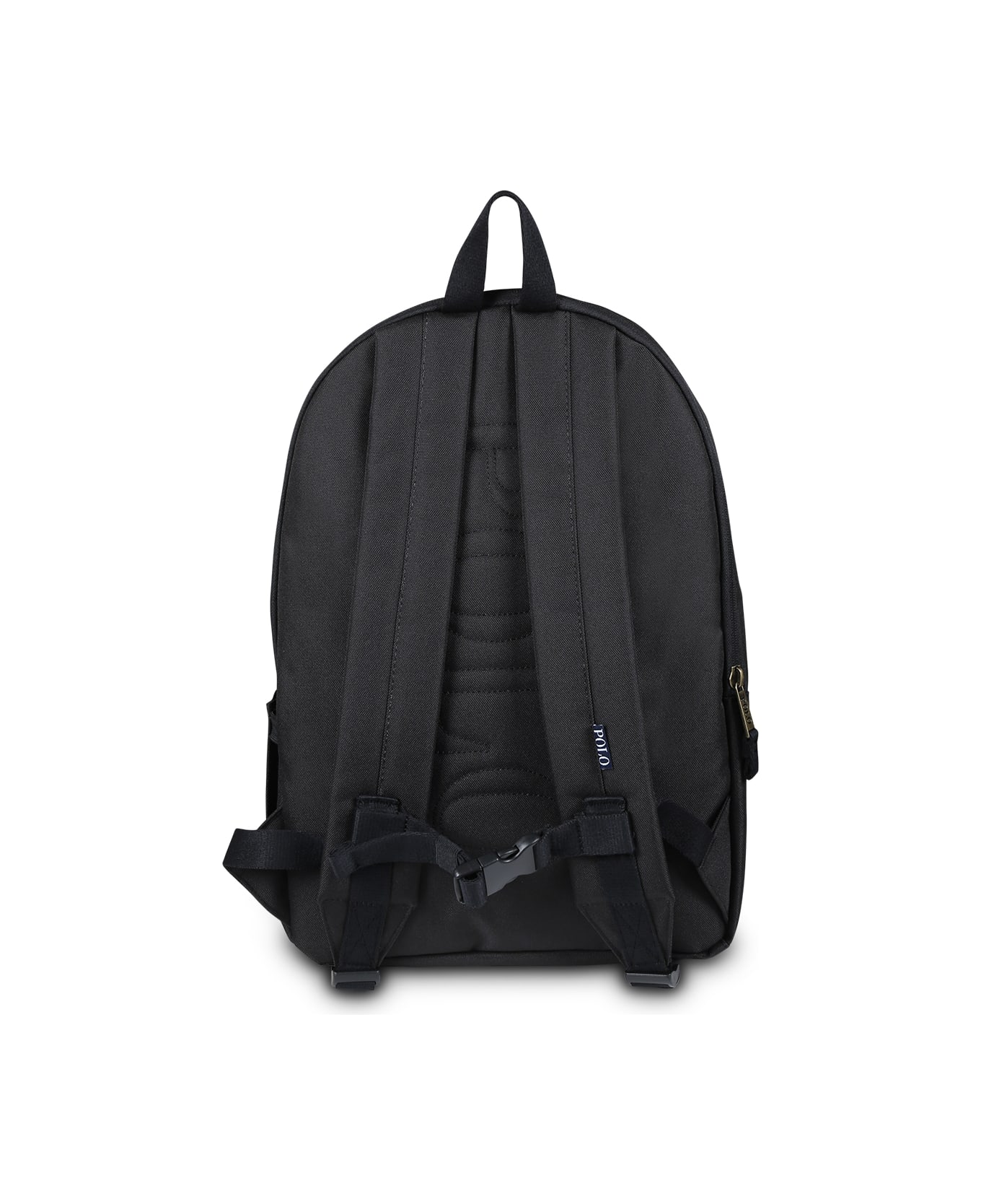 Ralph Lauren Black Backpack For Kids - Black