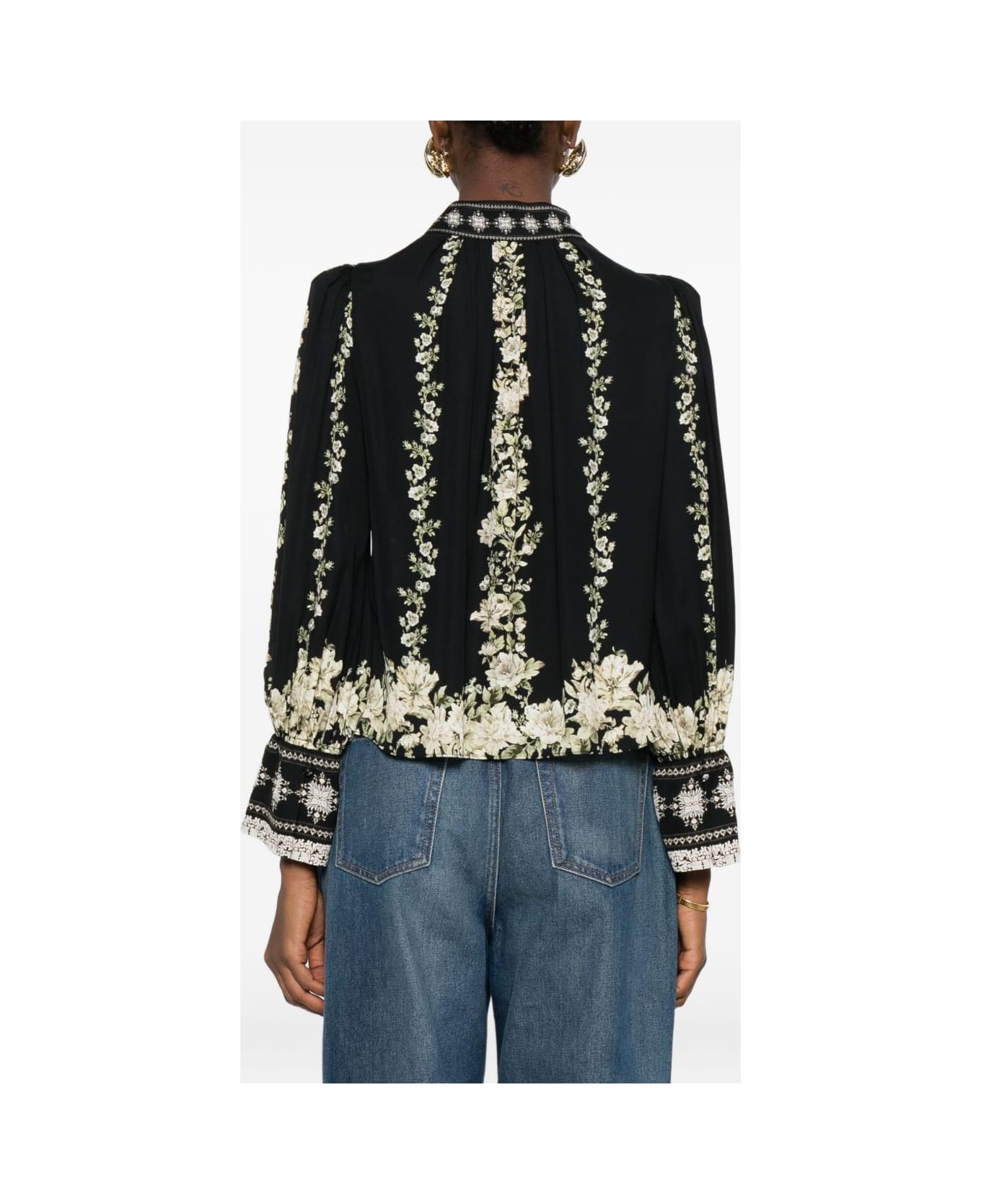 Alice + Olivia Marion Blouse - Black